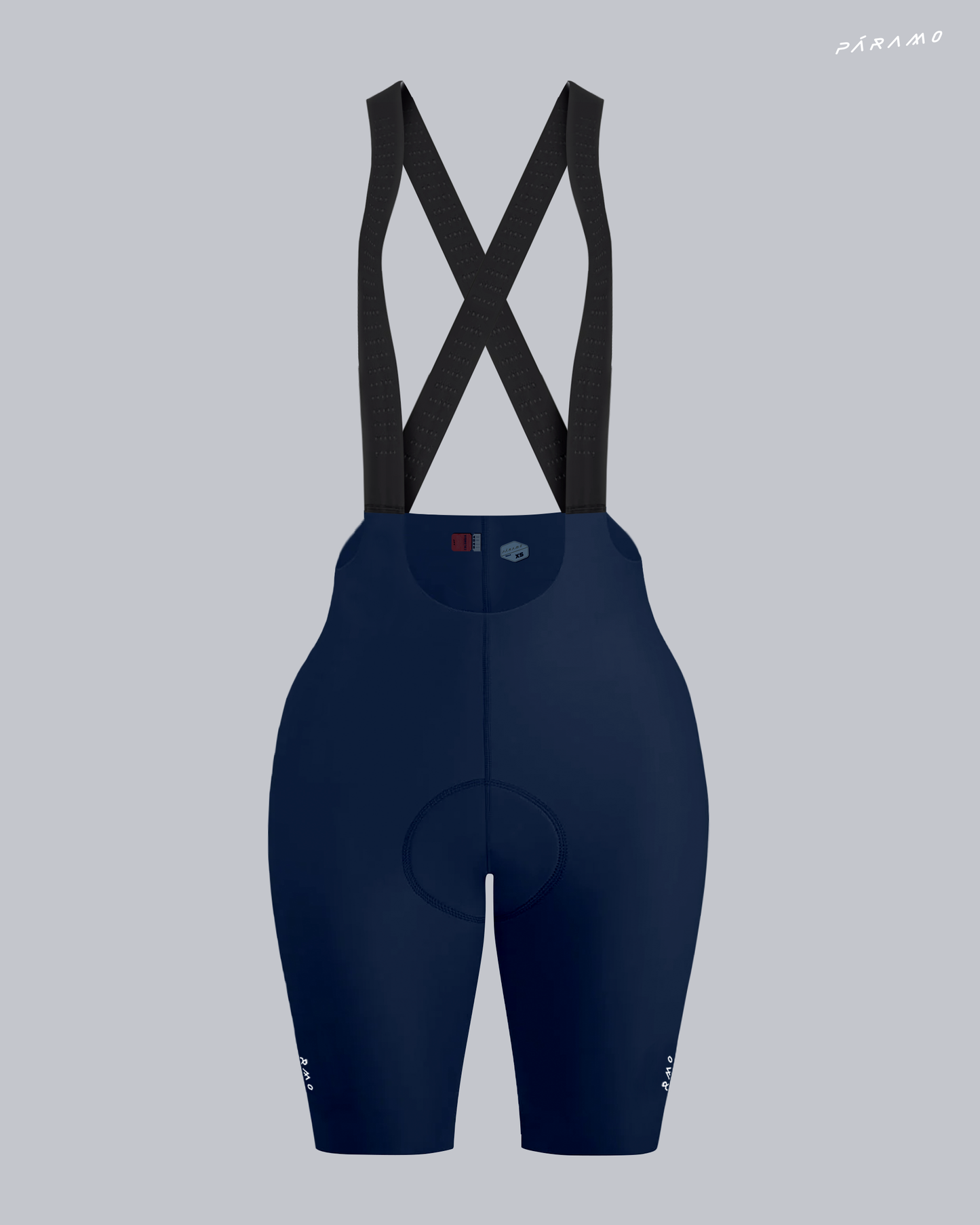 Pantaloneta Mujer QR bib short azul ciclismo 2.0