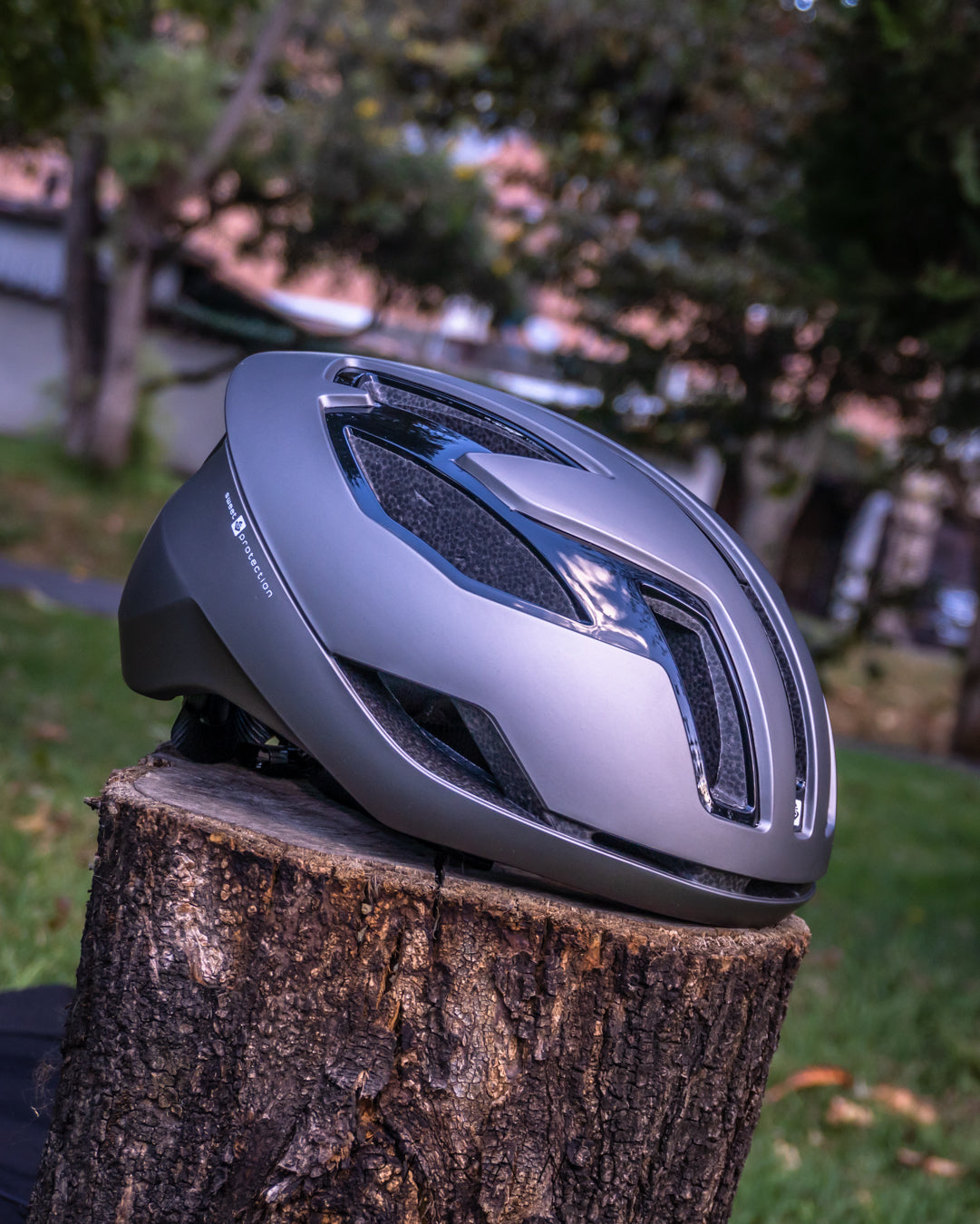 CASCO FALCONER AAA GRIS TALLA M