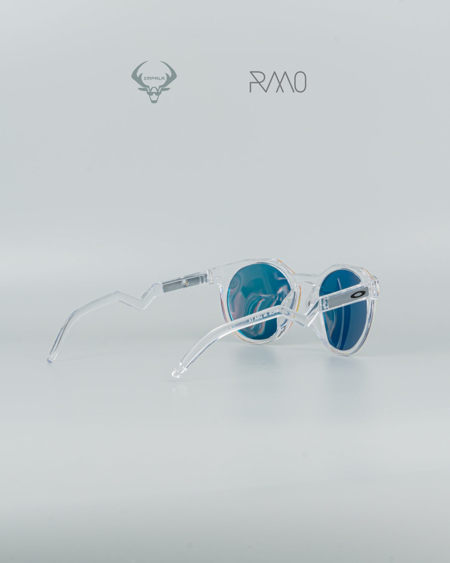 Gafas 0AKL3Y HSTN TRANSPARENTE ROJO