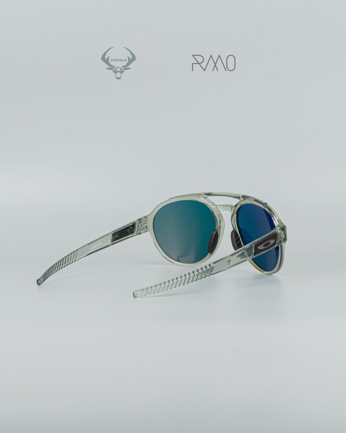 GAFAS 0AKL3Y FORAGER TRANSPARENTE ROJO