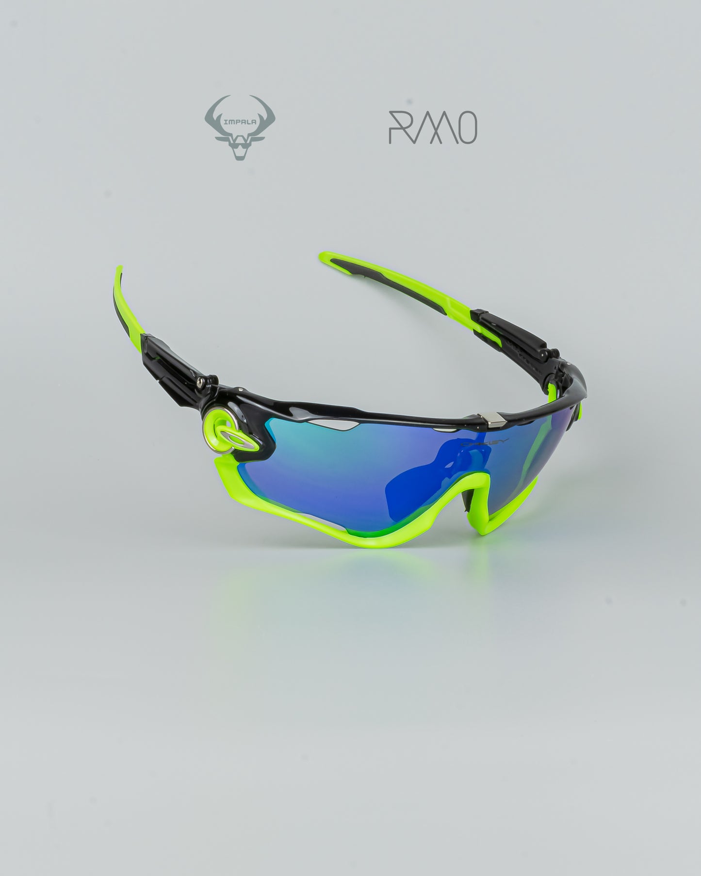 Gafas JAWBREAKER negro verde 4 lentes Uv400