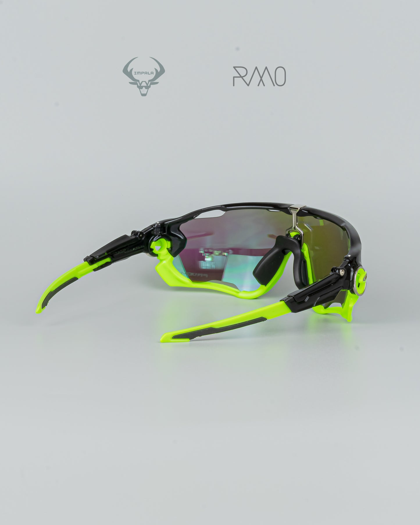 Gafas JAWBREAKER negro verde 4 lentes Uv400