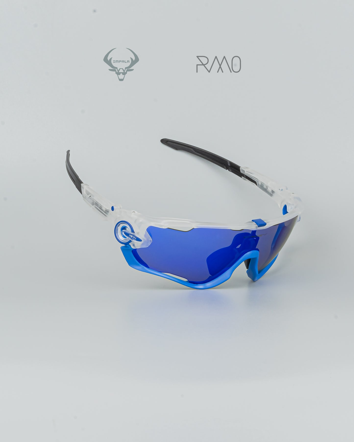 Gafas JAWBREAKER transparente azul 4 lentes Uv400
