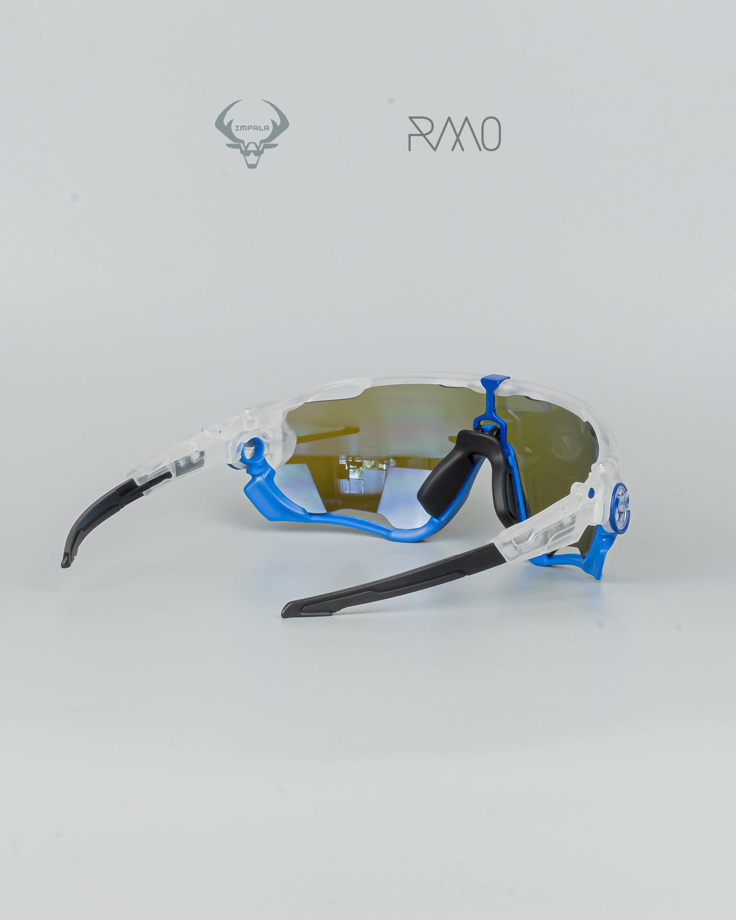Gafas JAWBREAKER transparente azul 4 lentes Uv400