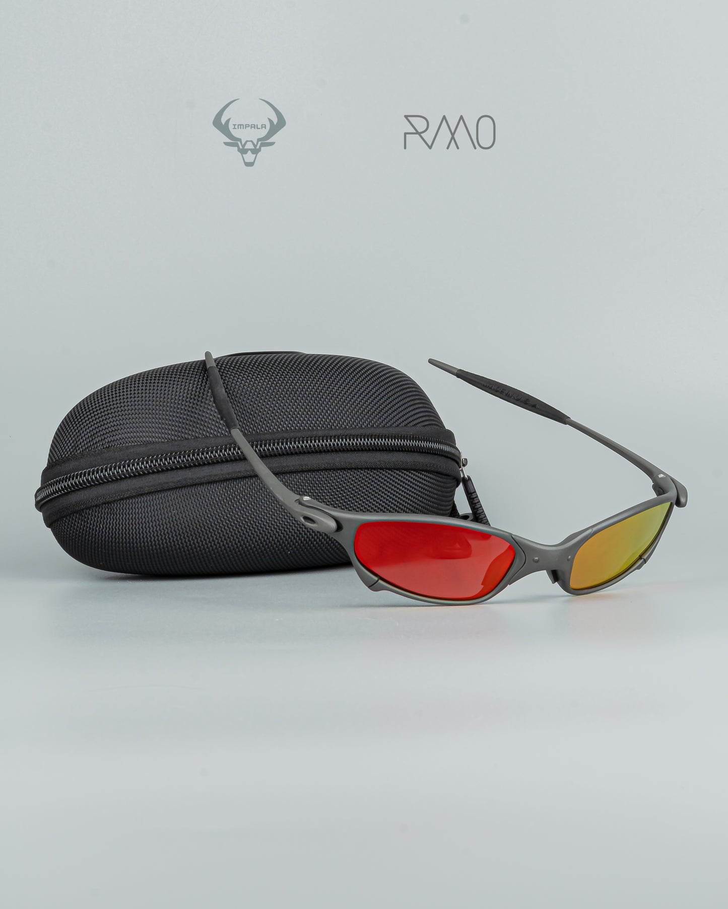 Gafas 0AKL3Y JULIET METAL GRIS ROJO AAA