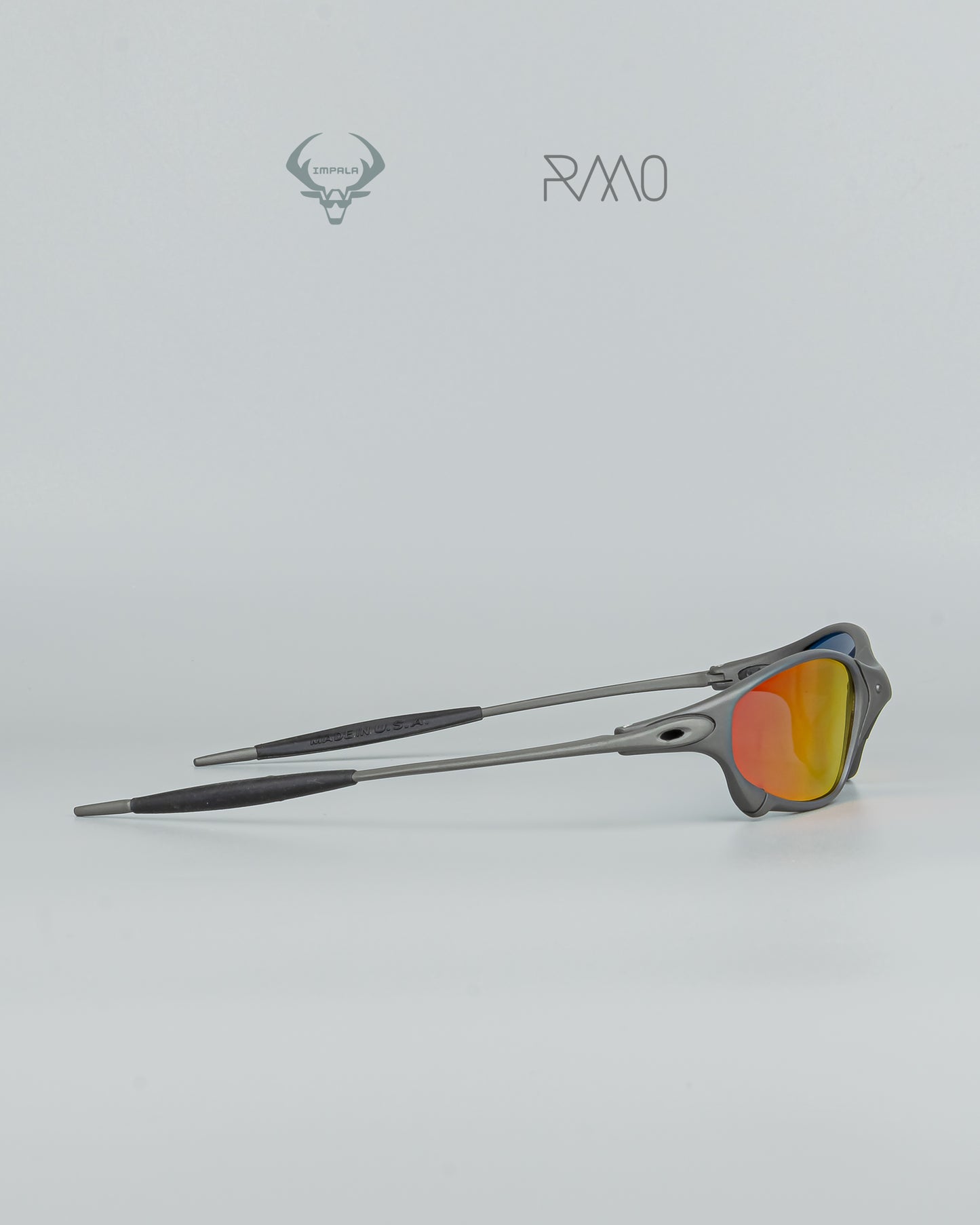 Gafas 0AKL3Y JULIET METAL GRIS ROJO AAA