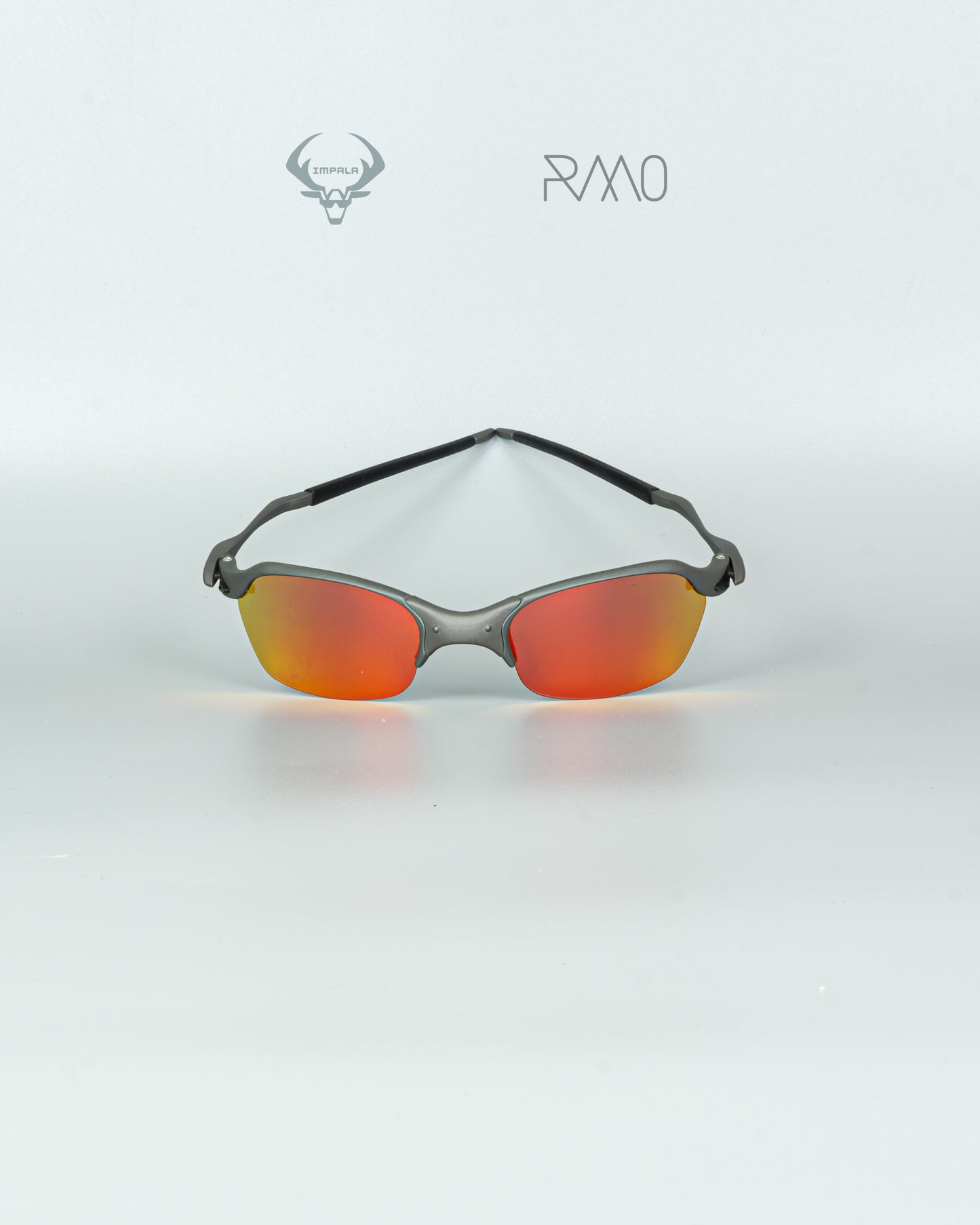 Gafas 0AKL3Y ROMEO 2.0 GRIS ROJO METAL