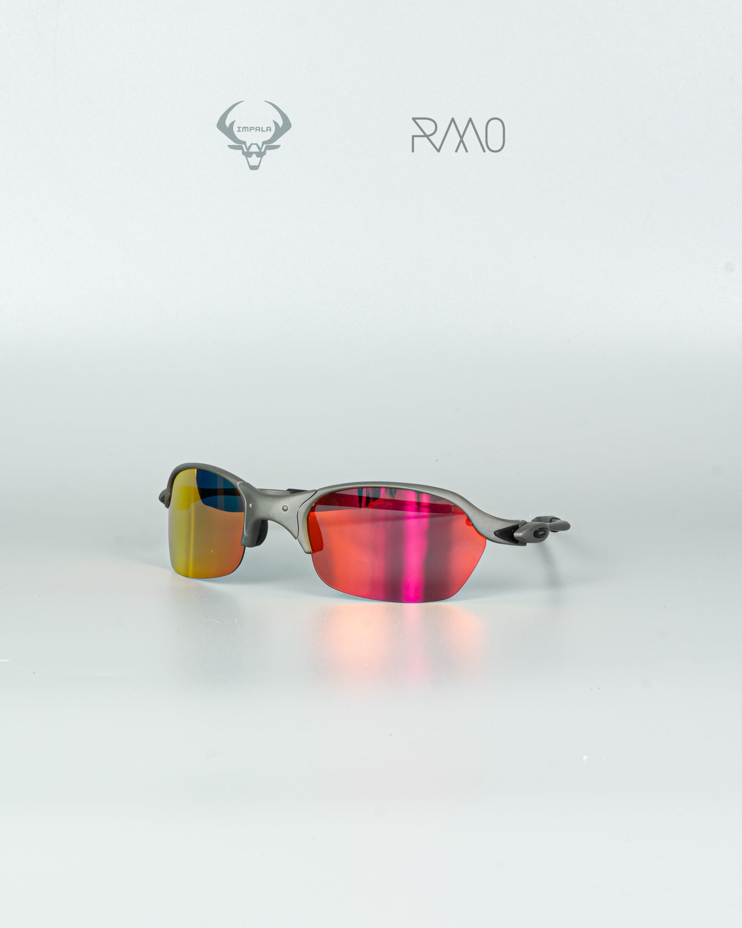 Gafas 0AKL3Y ROMEO 2.0 GRIS ROJO METAL