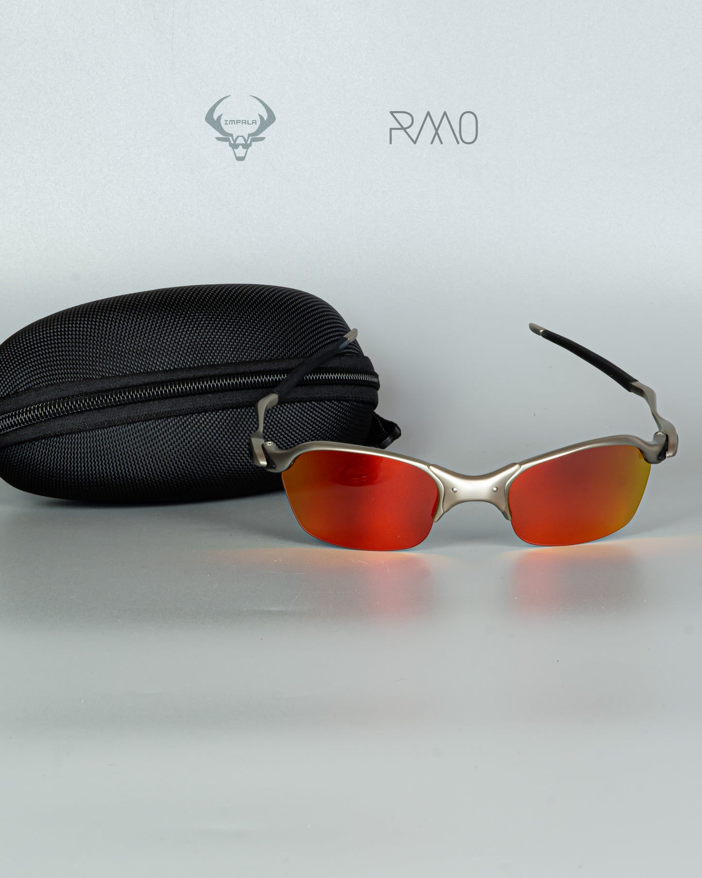 Gafas 0AKL3Y ROMEO 2.0 GRIS ROJO METAL