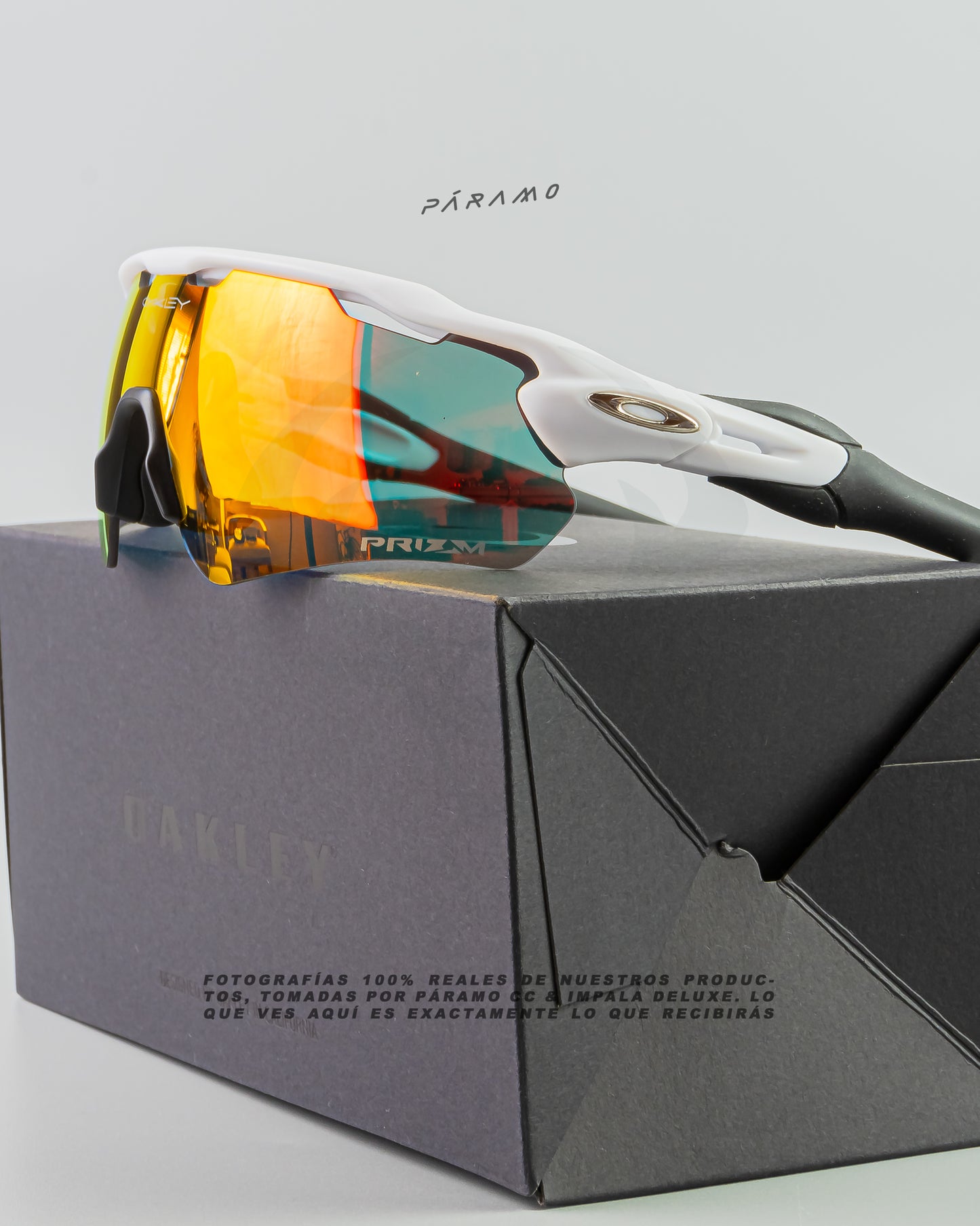 gafas Radar EV BLANCO ROJO 4 lentes Uv400