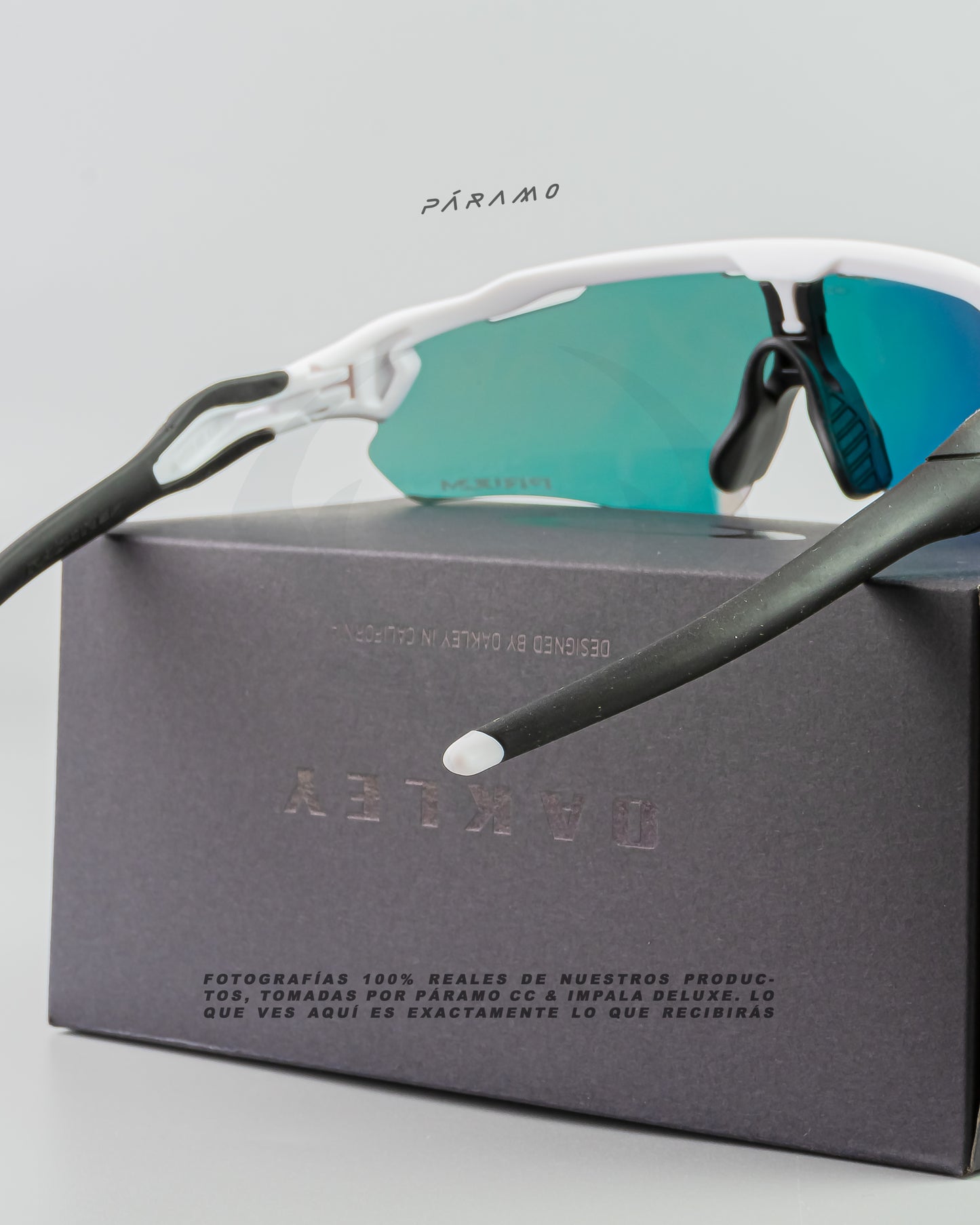 gafas Radar EV BLANCO ROJO 4 lentes Uv400