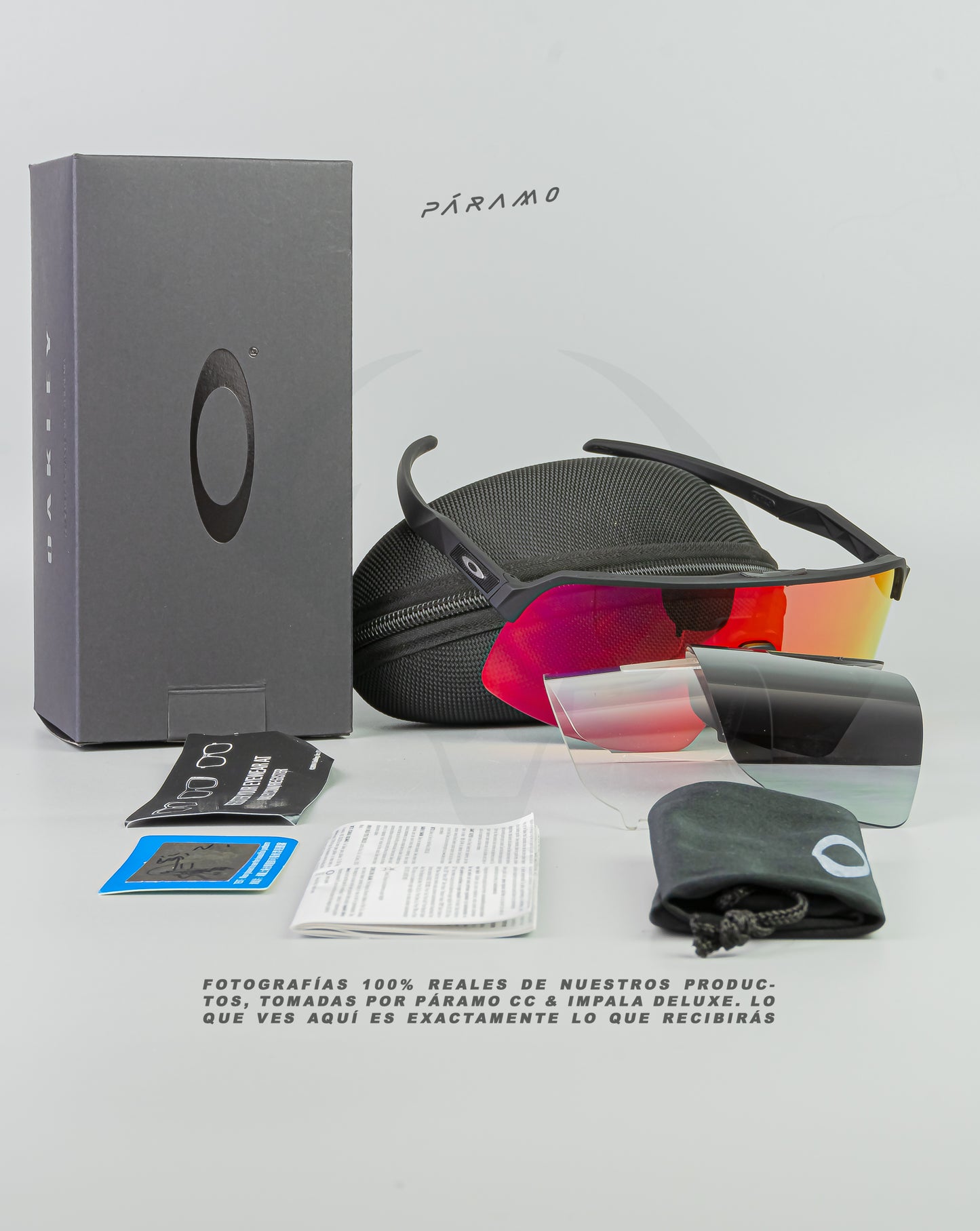 Gafas sutro lite negro rojo 3 lentes Uv400