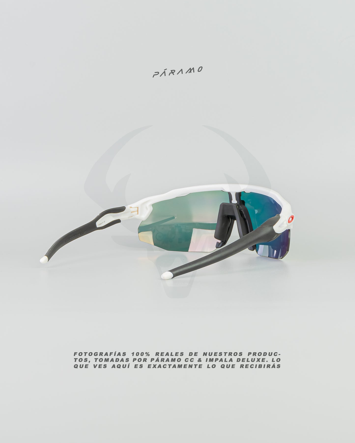 gafas Radar Advancer blanco rojo 4 lentes Uv400