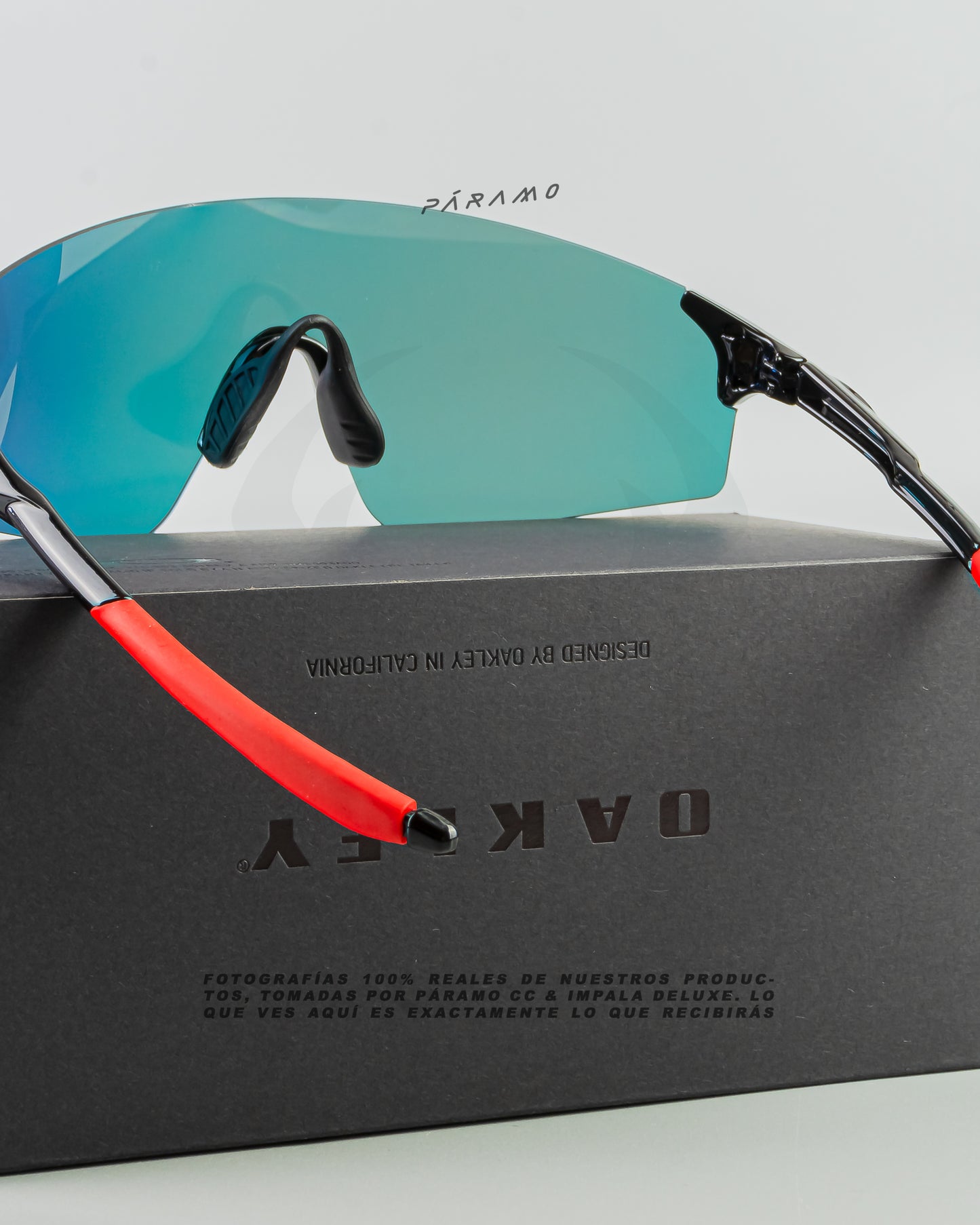 gafas EV zero negro rojo 1 lente Uv400
