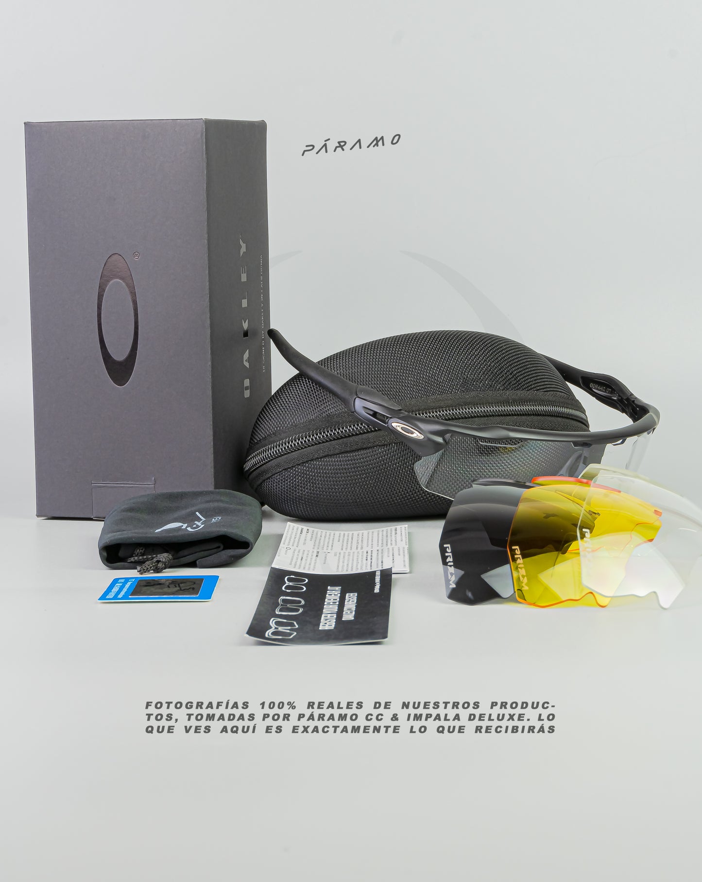 gafas Radar EV NEGRO FOTOCROMATICO 4 lentes Uv400