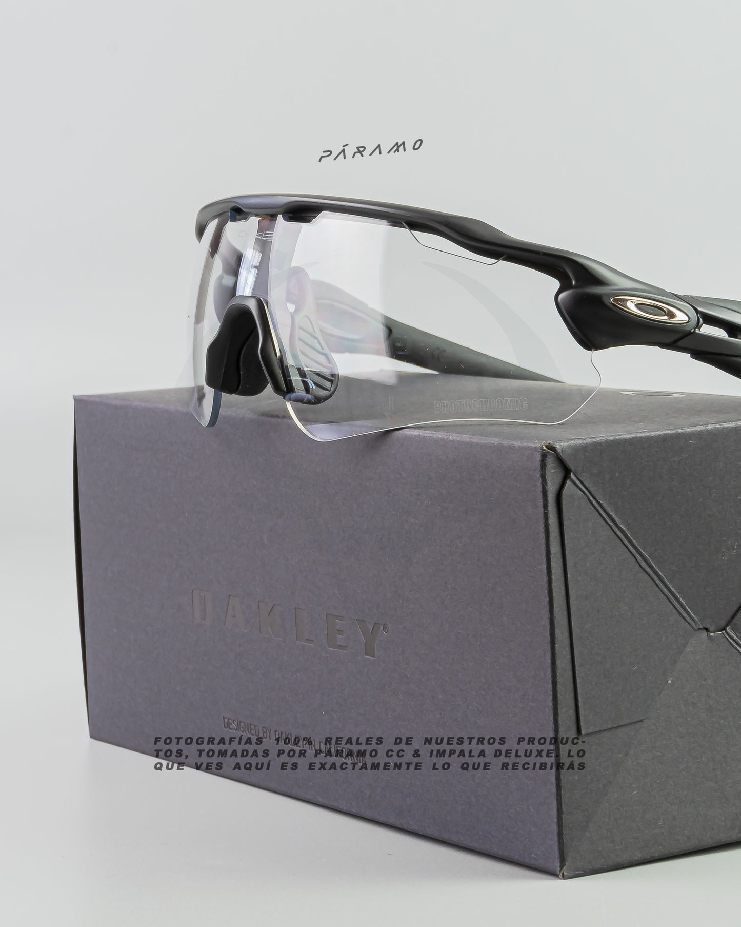 gafas Radar EV NEGRO FOTOCROMATICO 4 lentes Uv400