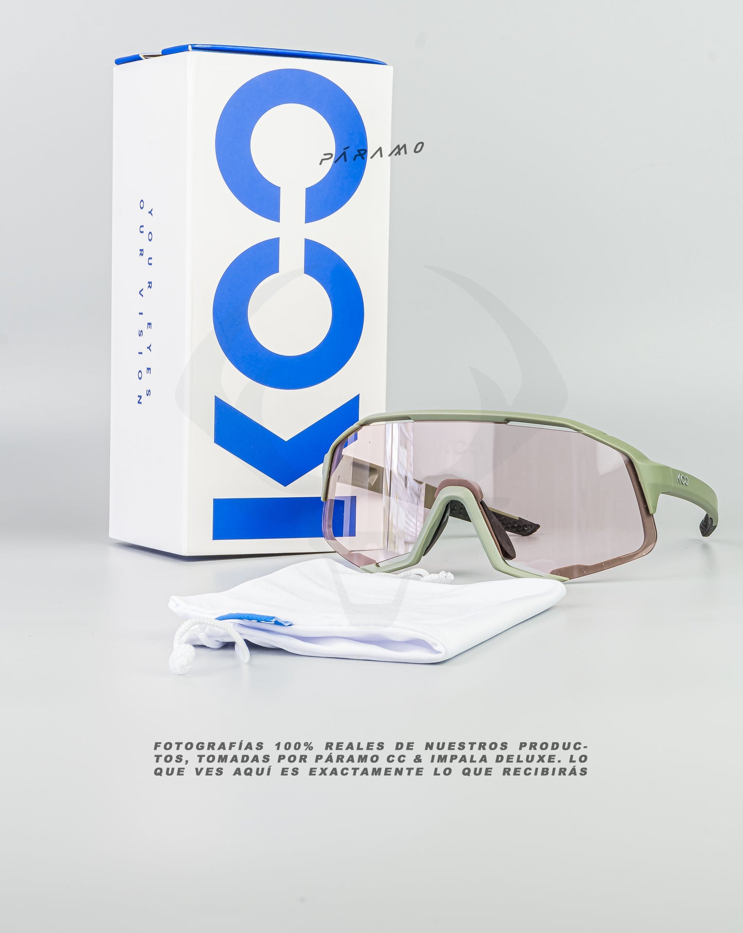 Gafas DEMOS verde rosa fotocromatica Uv400