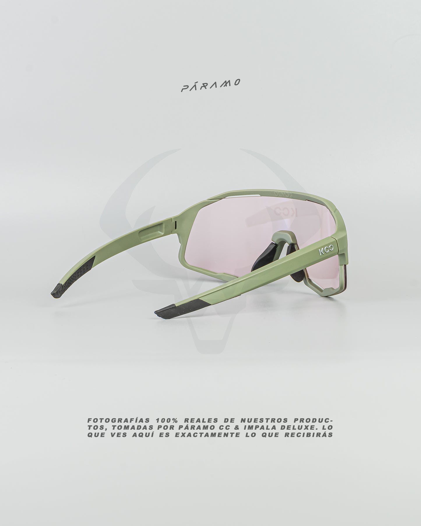 Gafas DEMOS verde rosa fotocromatica Uv400