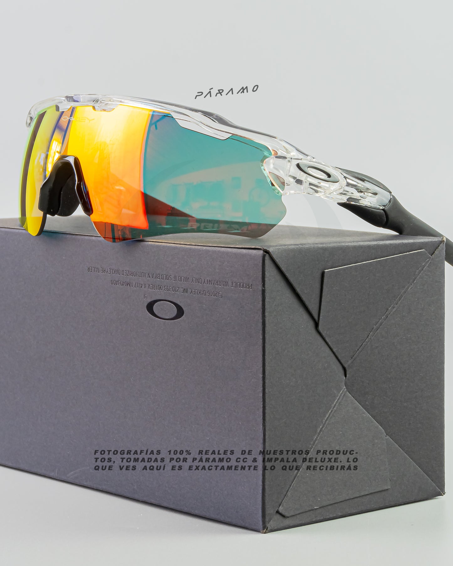 gafas Radar EV TRANSP ROJO 4 lentes Uv400