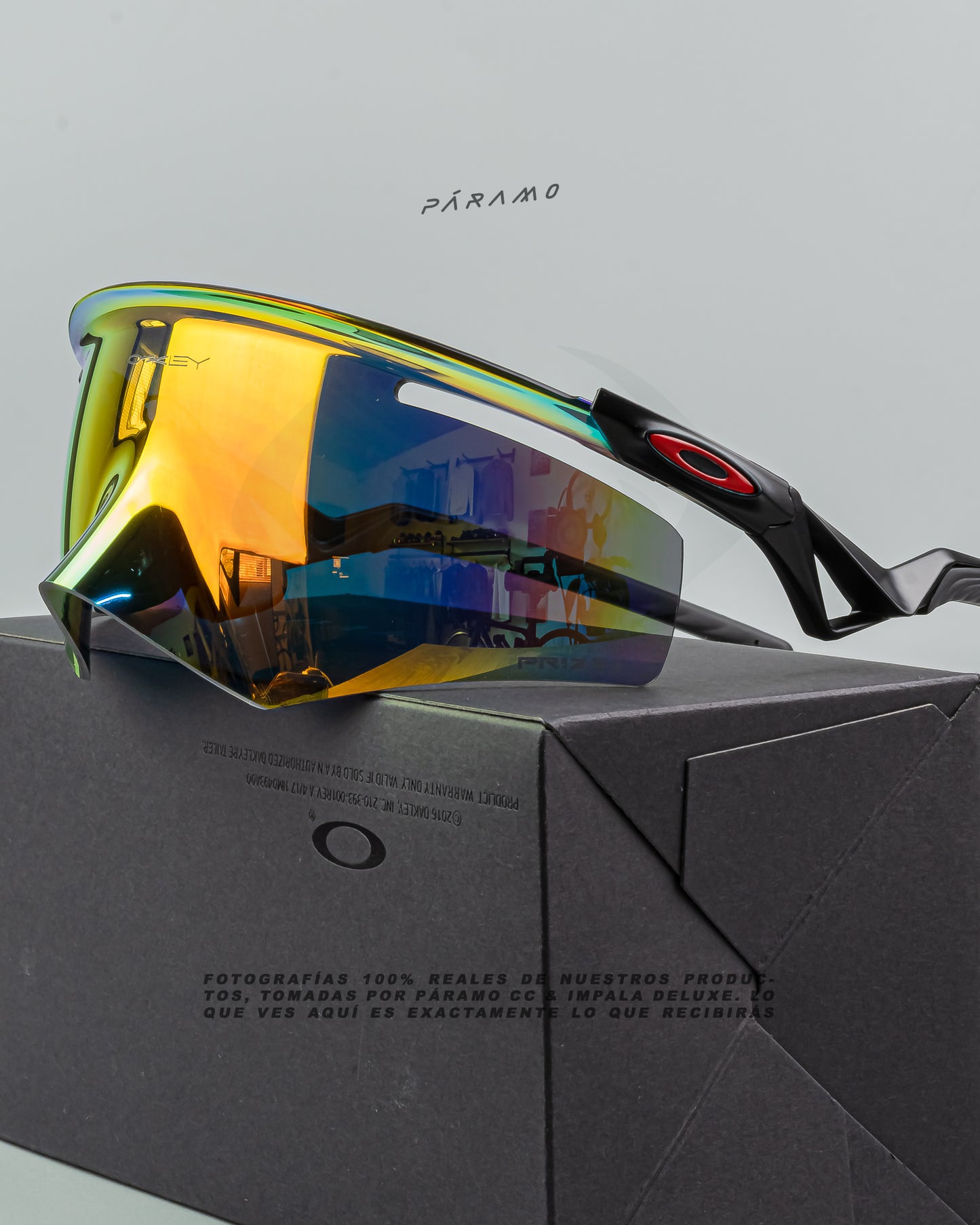 GAFAS 0AKL3Y M QNTM KATO NEGRO ROJO