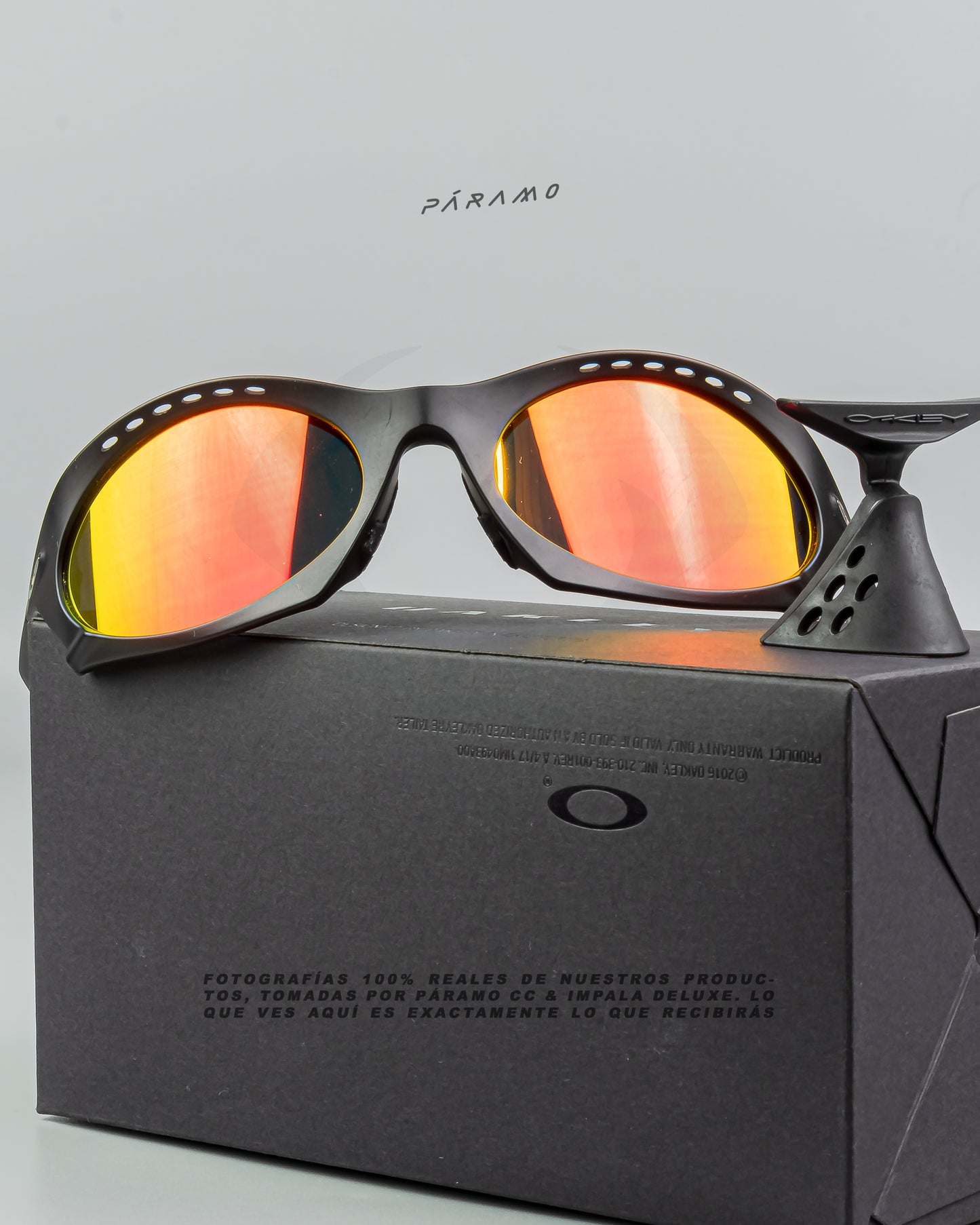 Gafas 0AKL3Y PLANTARIS NEGRO ROJO