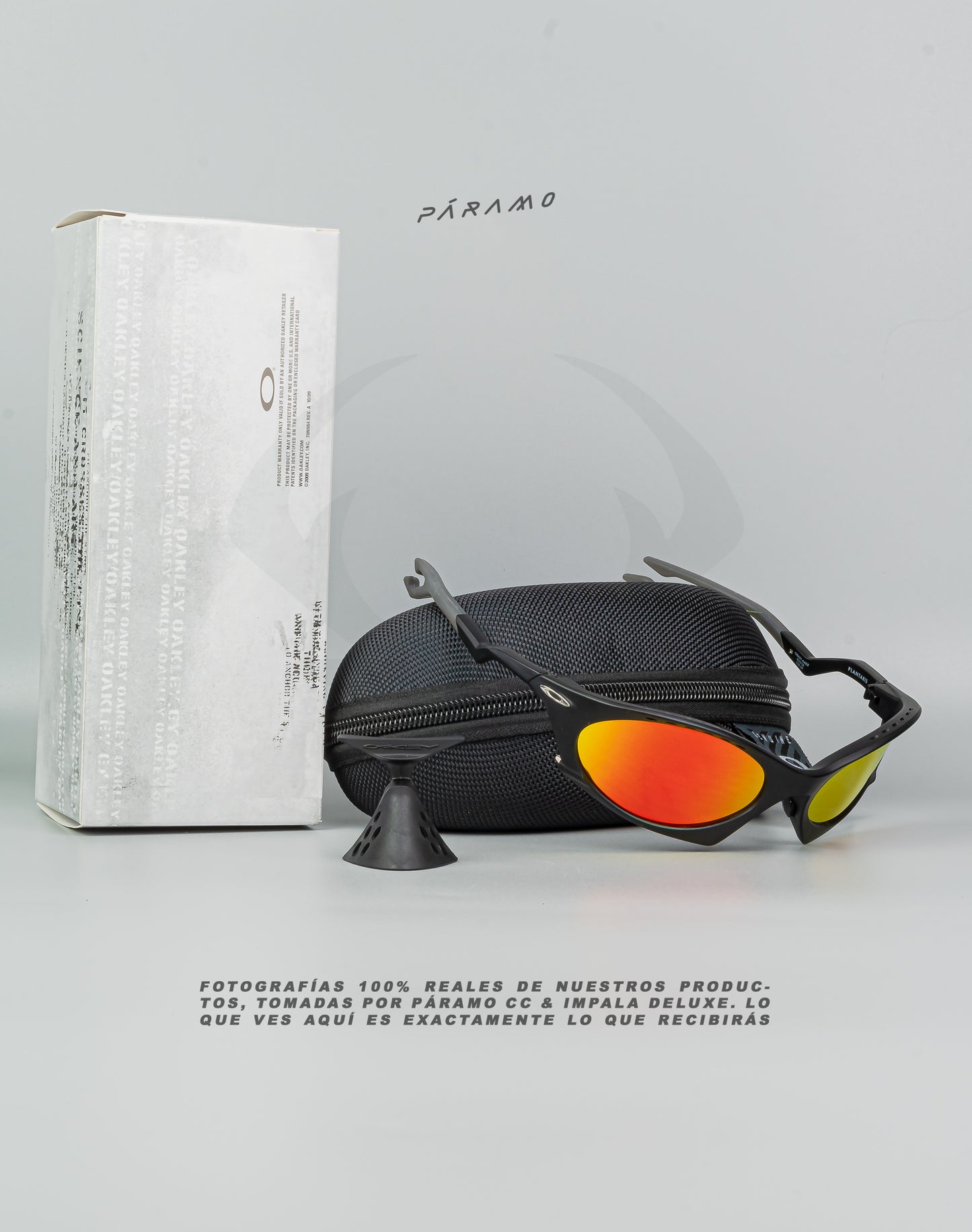 Gafas 0AKL3Y PLANTARIS NEGRO ROJO