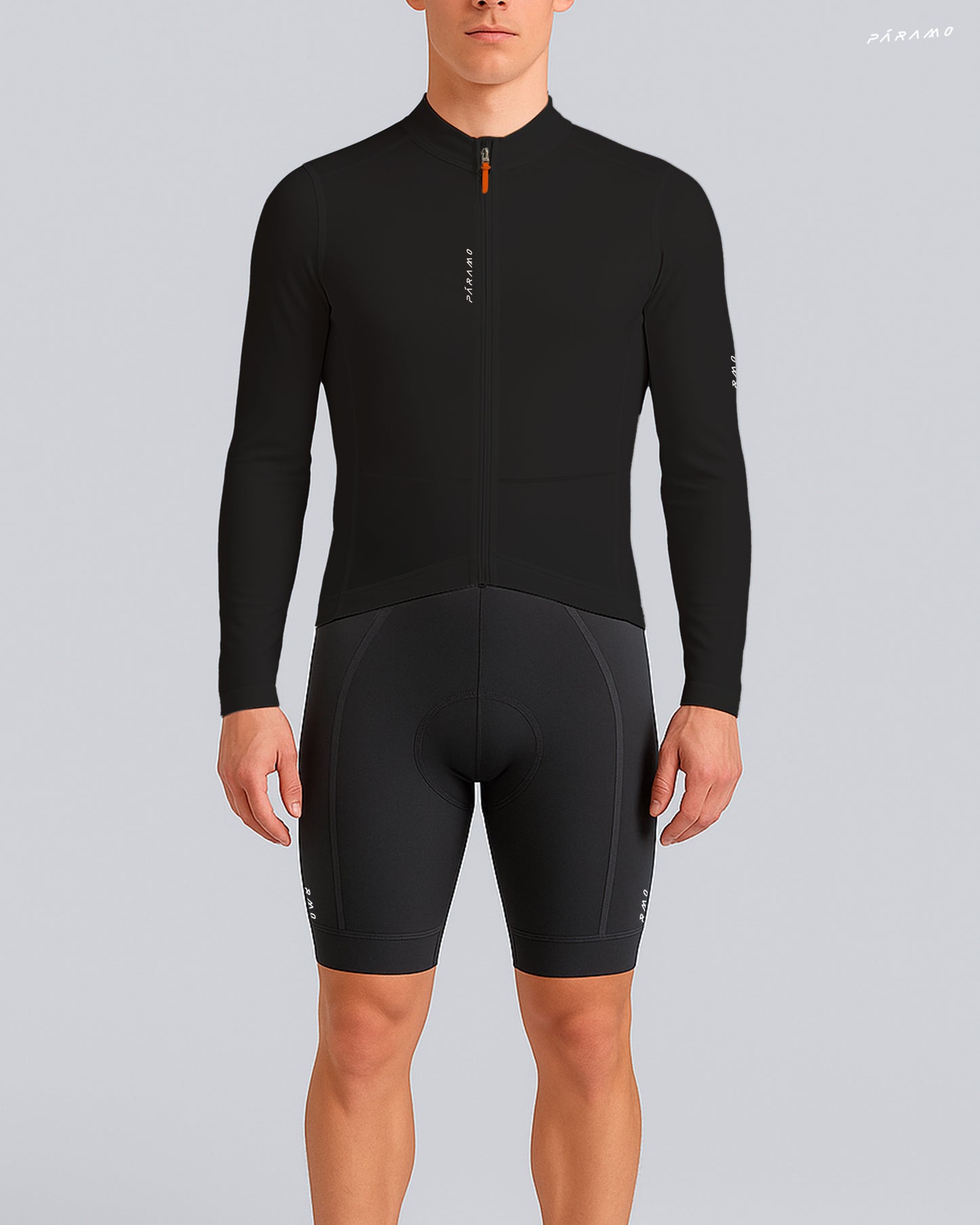JERSEY VETTA NEGRO UNISEX TÉRMICO CICLISMO