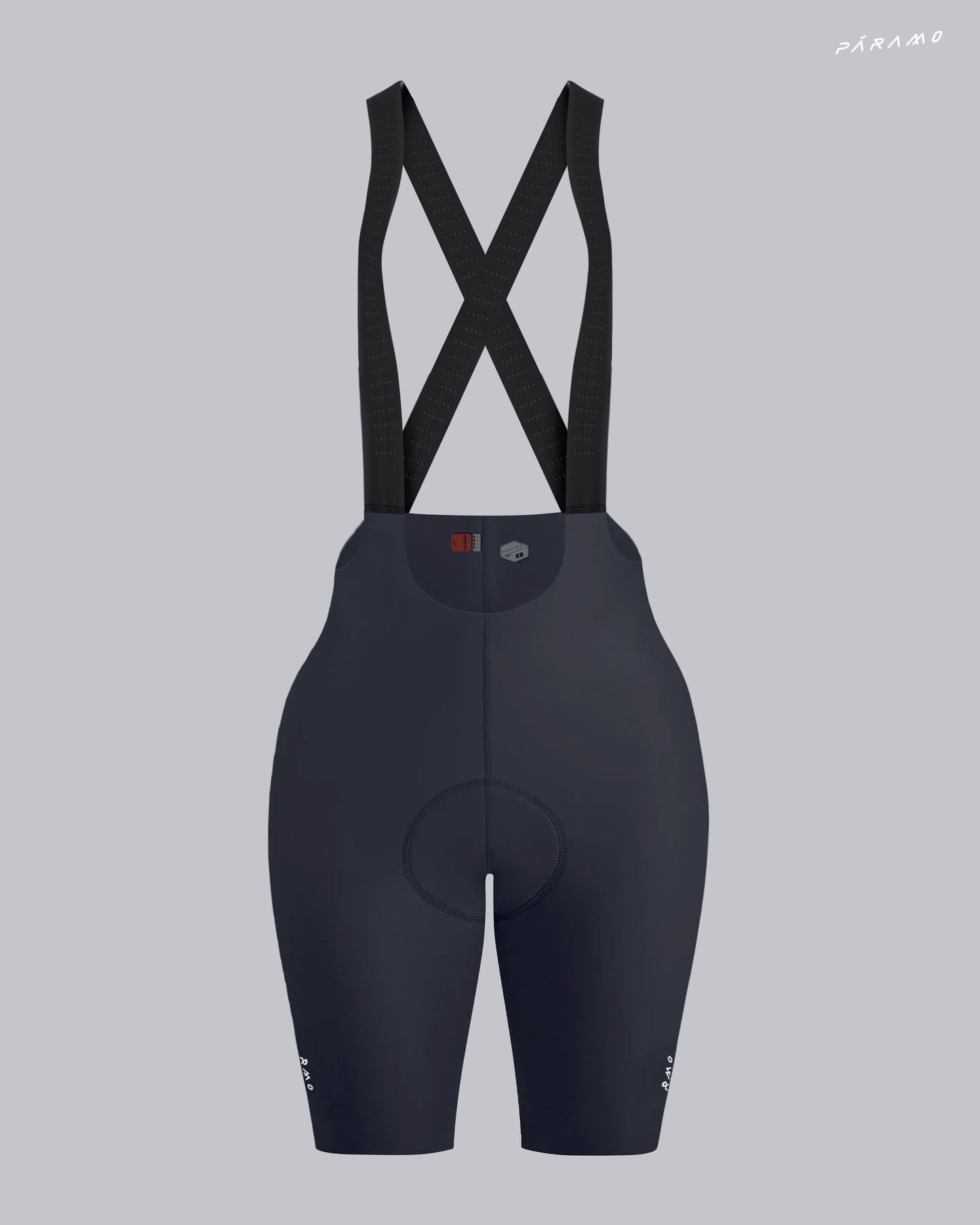 Pantaloneta Mujer QR bib short gris ciclismo 2.0