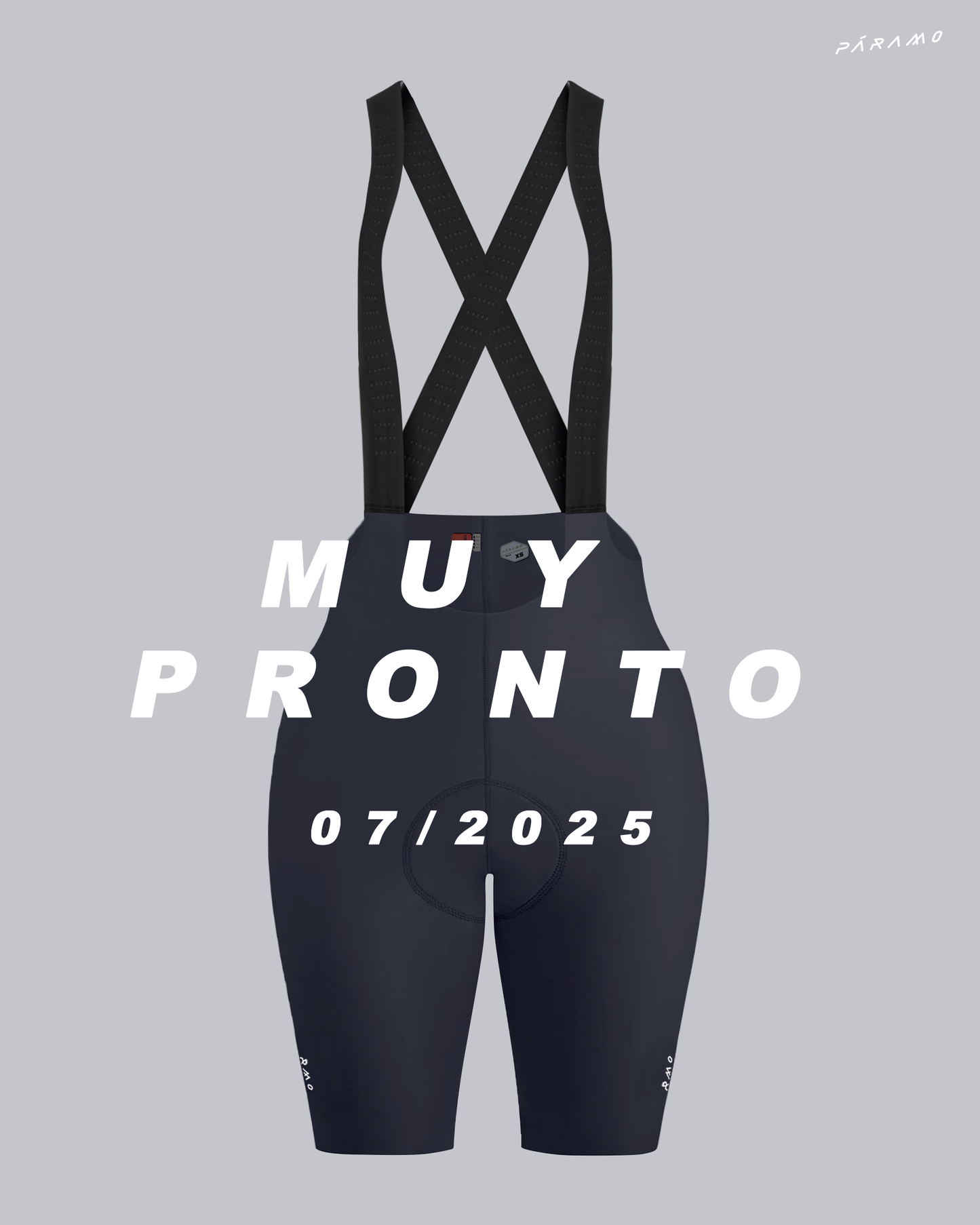 Pantaloneta Mujer QR bib short gris ciclismo 2.0