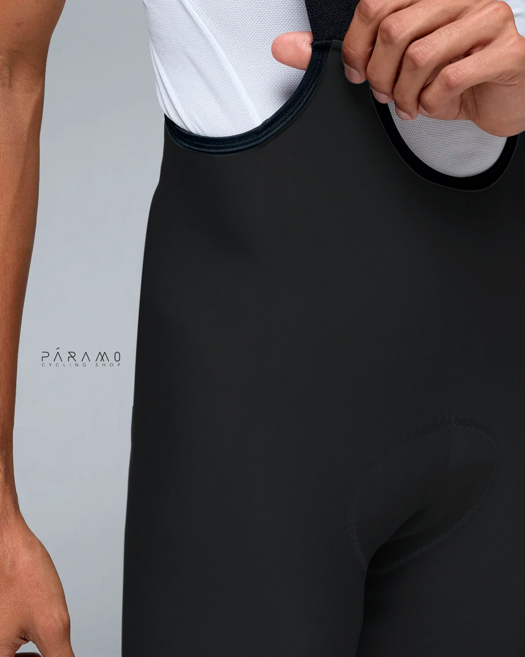 Pantaloneta bib short ZERO 1.0 negra ciclismo hombre 9 horas sin costuras