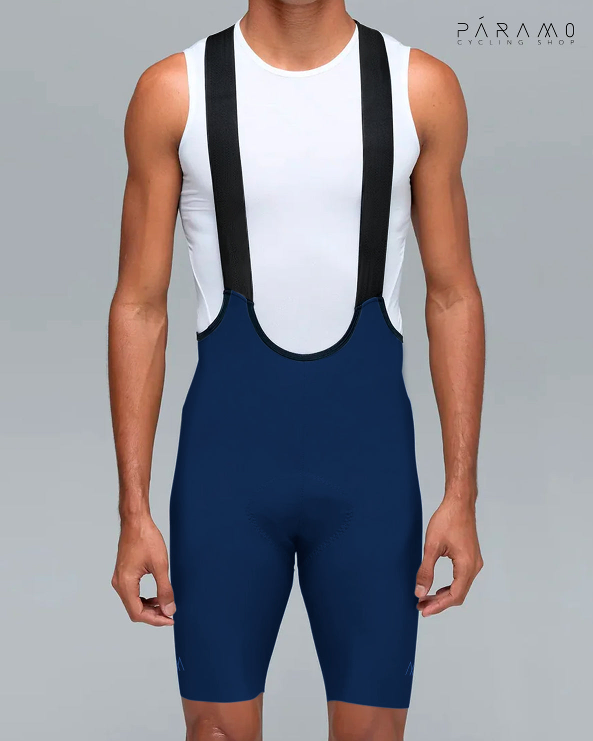 Pantaloneta bib short ZERO 1.0 azul ciclismo hombre 9 horas sin costuras