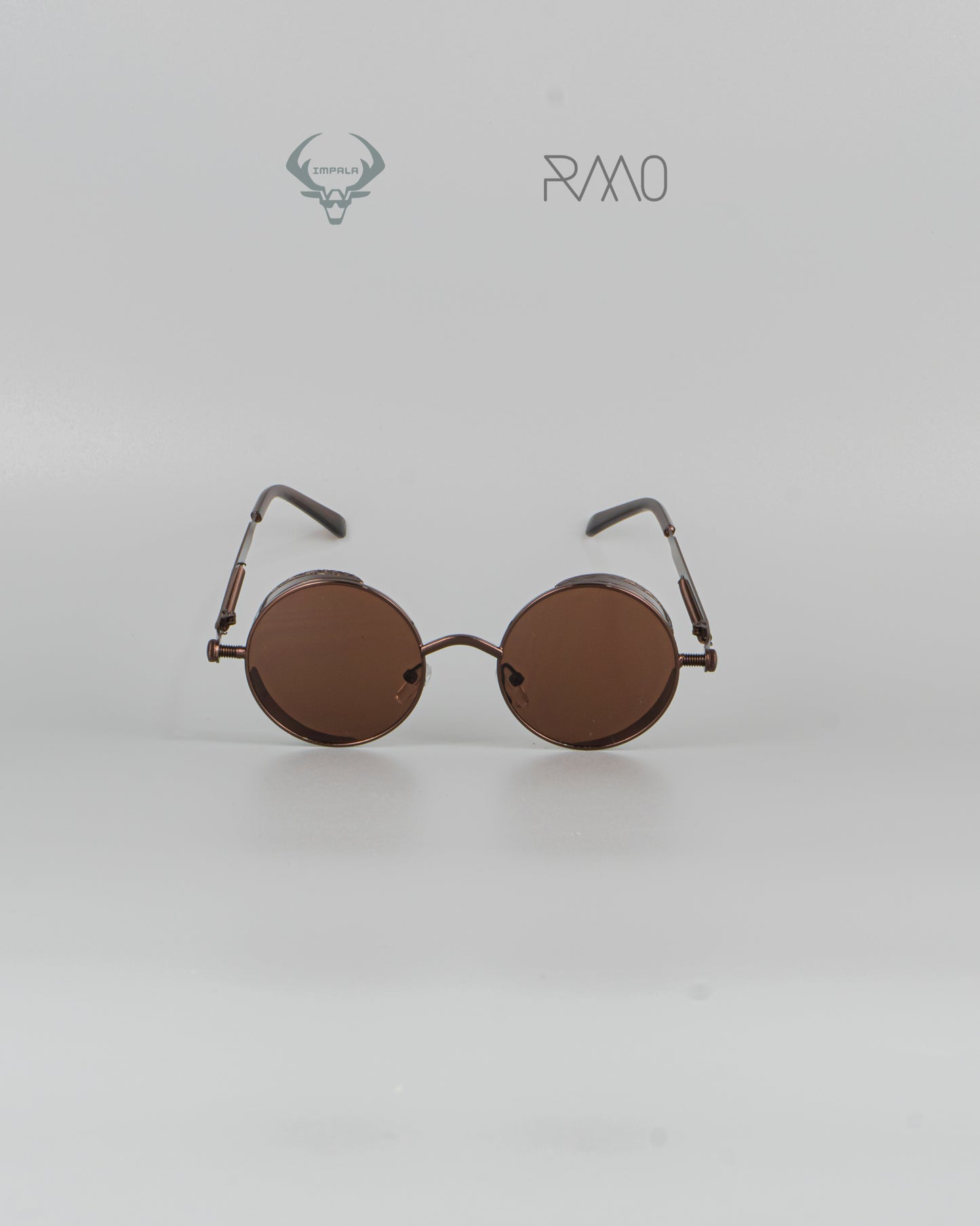 GAFAS VINTAGE BRONCE REDONDO Uv400