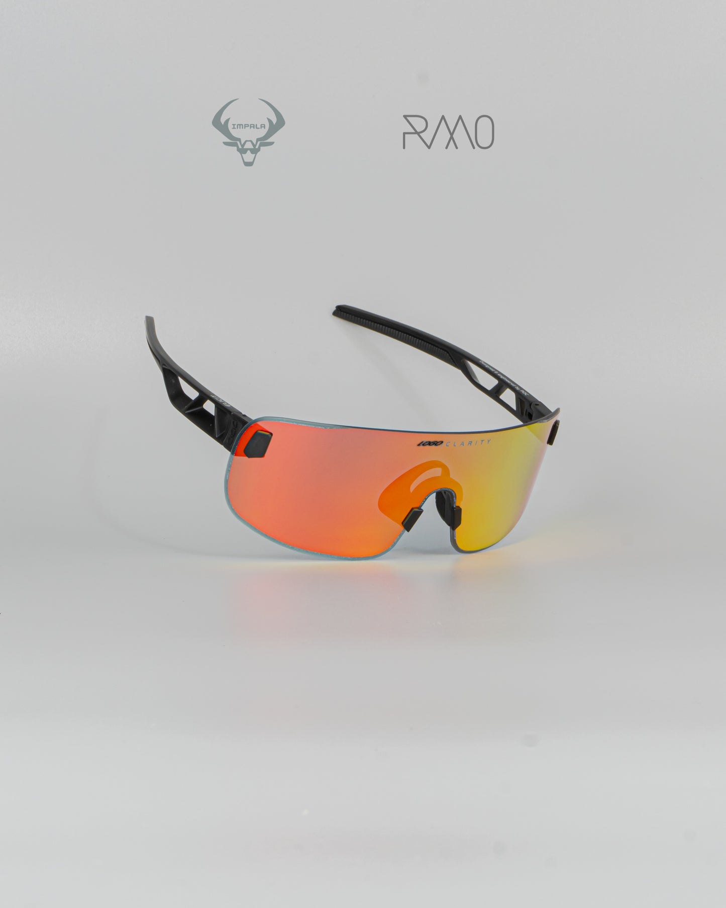 Gafas Elicit negras 3 lentes rojo Uv400