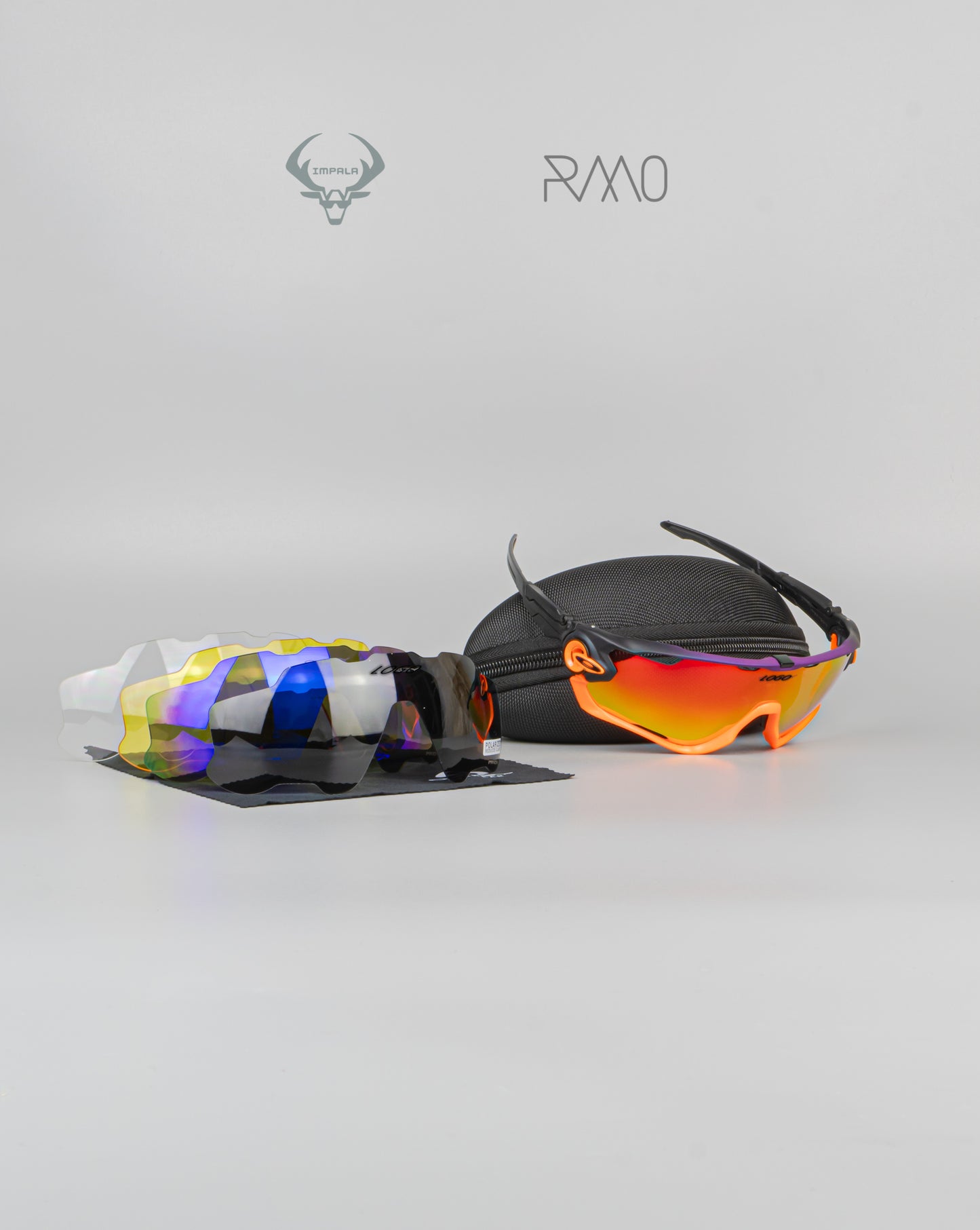 Gafas JAWBREAKER naranja 4 lentes Uv400
