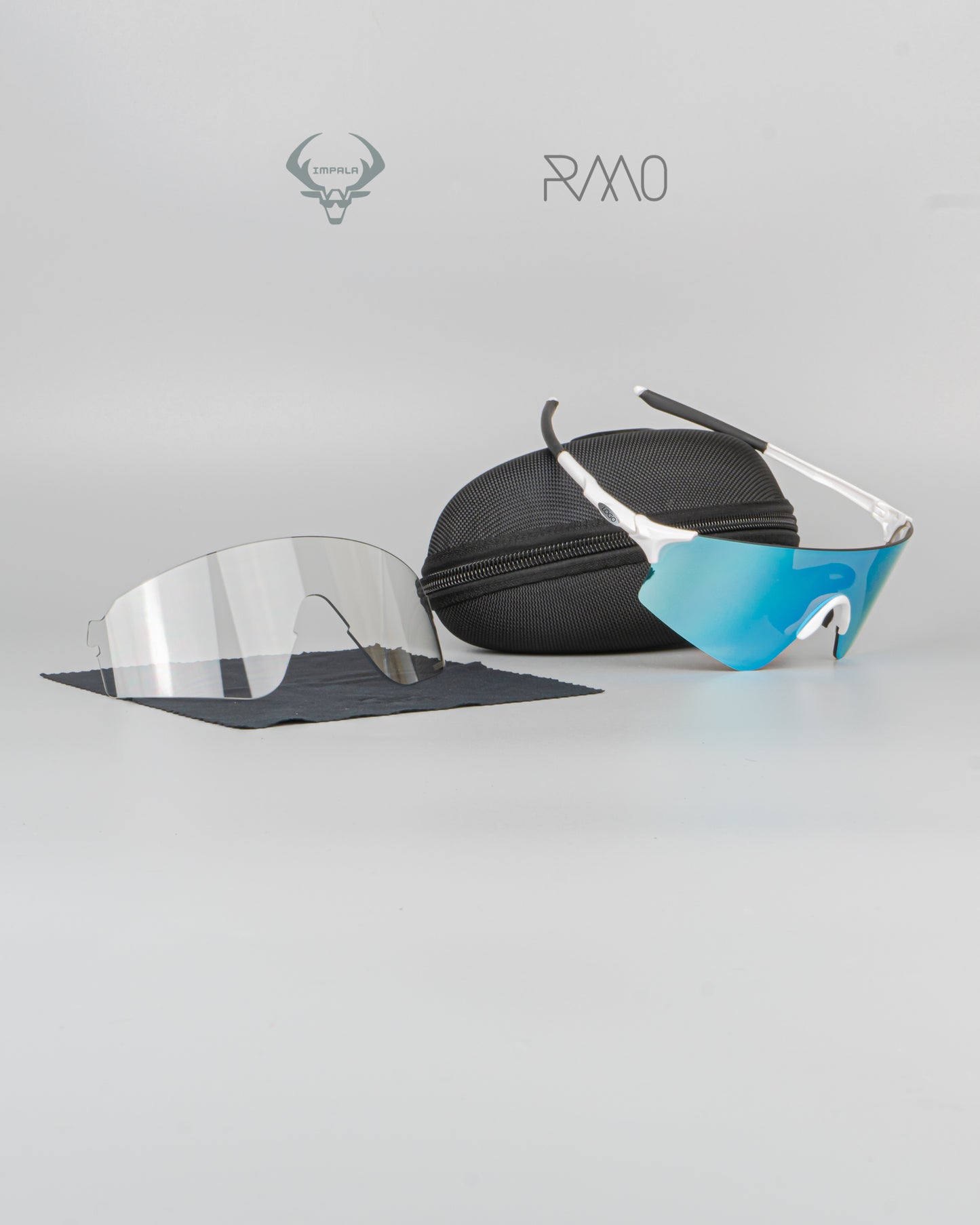 gafas EV zero blanco azul 3 lentes Uv400