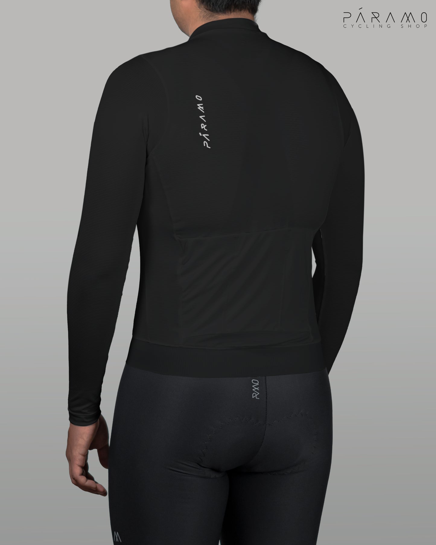 JERSEY NÓMADE 1.0 UNISEX MANGA LARGA NEGRO