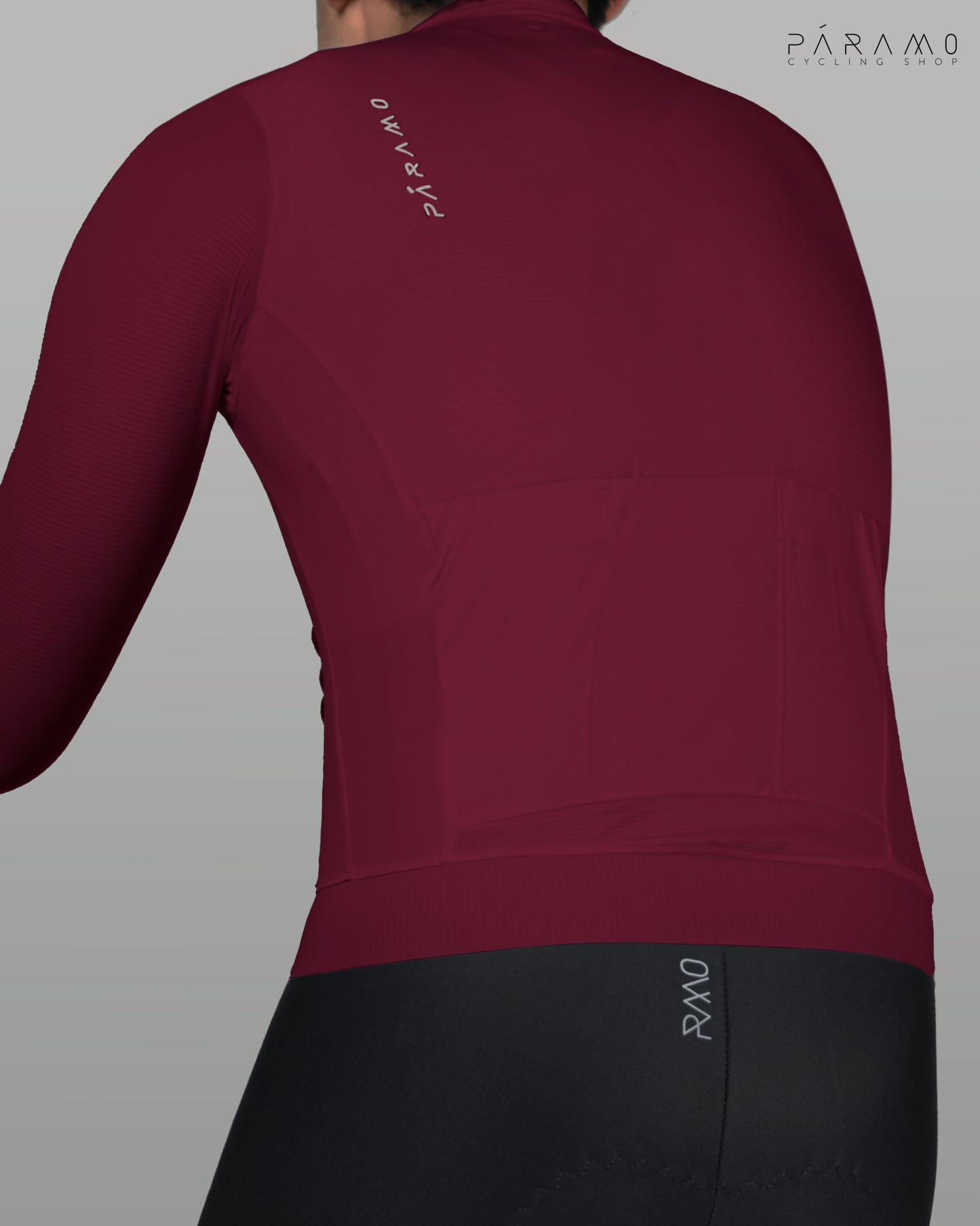 JERSEY NÓMADE 1.0 UNISEX MANGA LARGA VINO