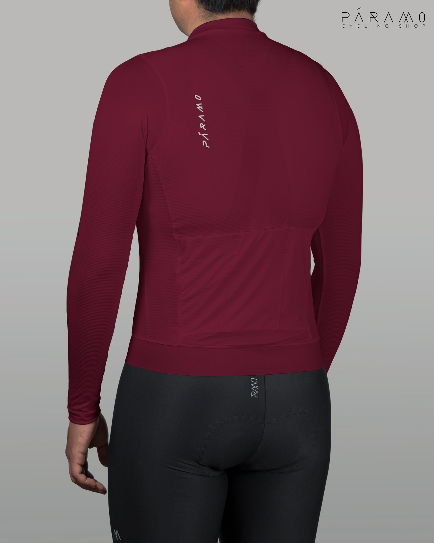 JERSEY NÓMADE 1.0 UNISEX MANGA LARGA VINO