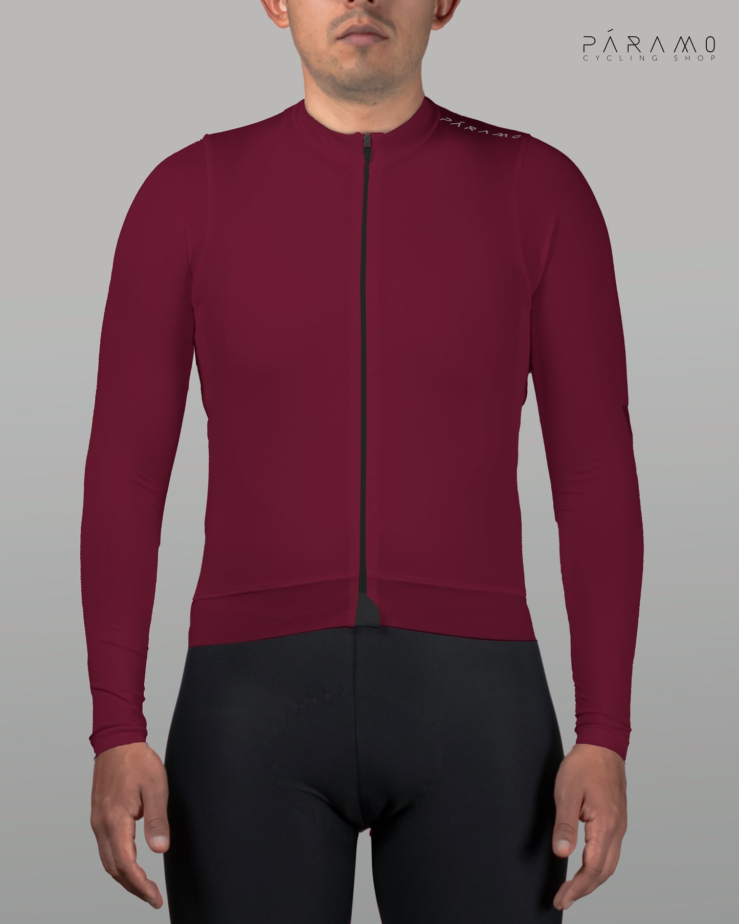 JERSEY NÓMADE 1.0 UNISEX MANGA LARGA VINO