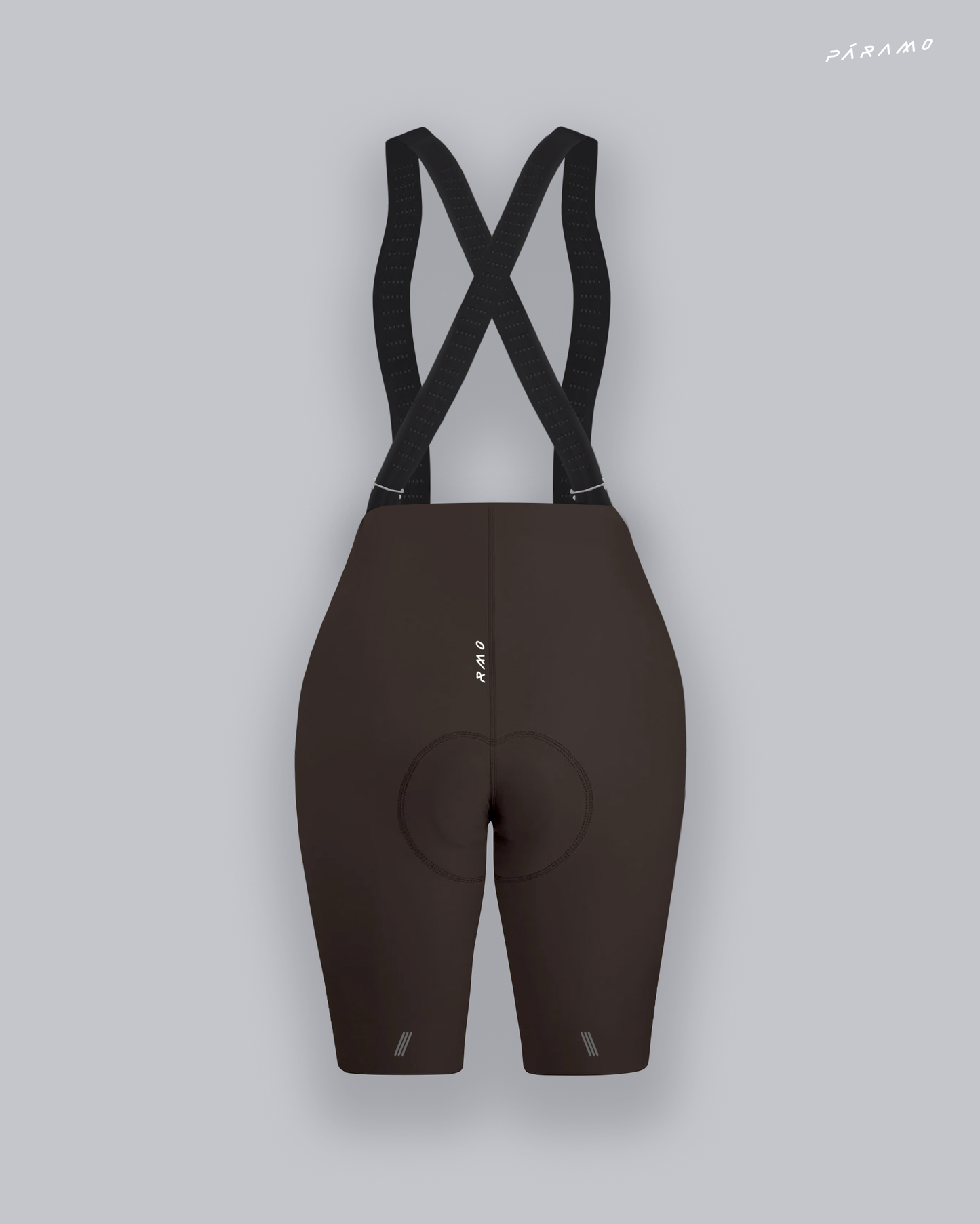 Pantaloneta Mujer QR bib short marron ciclismo 2.0