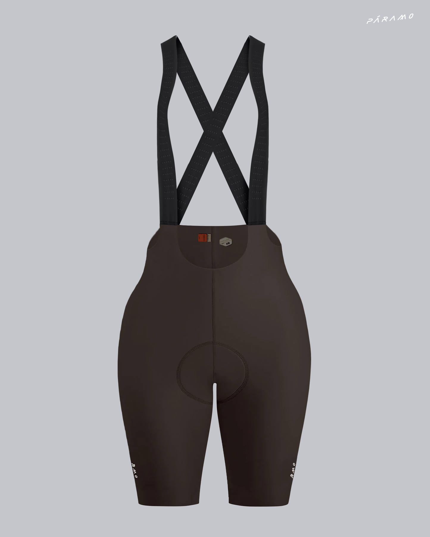 Pantaloneta Mujer QR bib short marron ciclismo 2.0