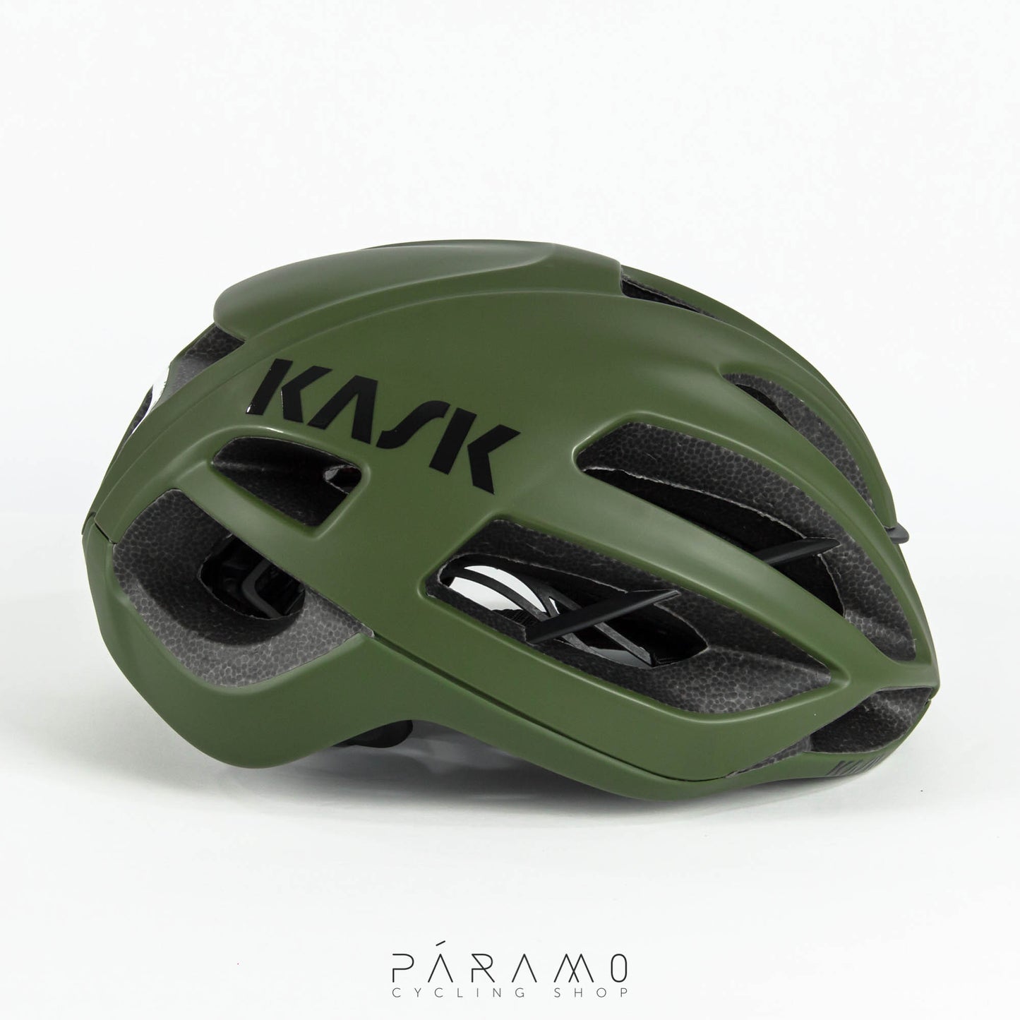 CASCO PROTONE TOP VERDE MATE TALLA M