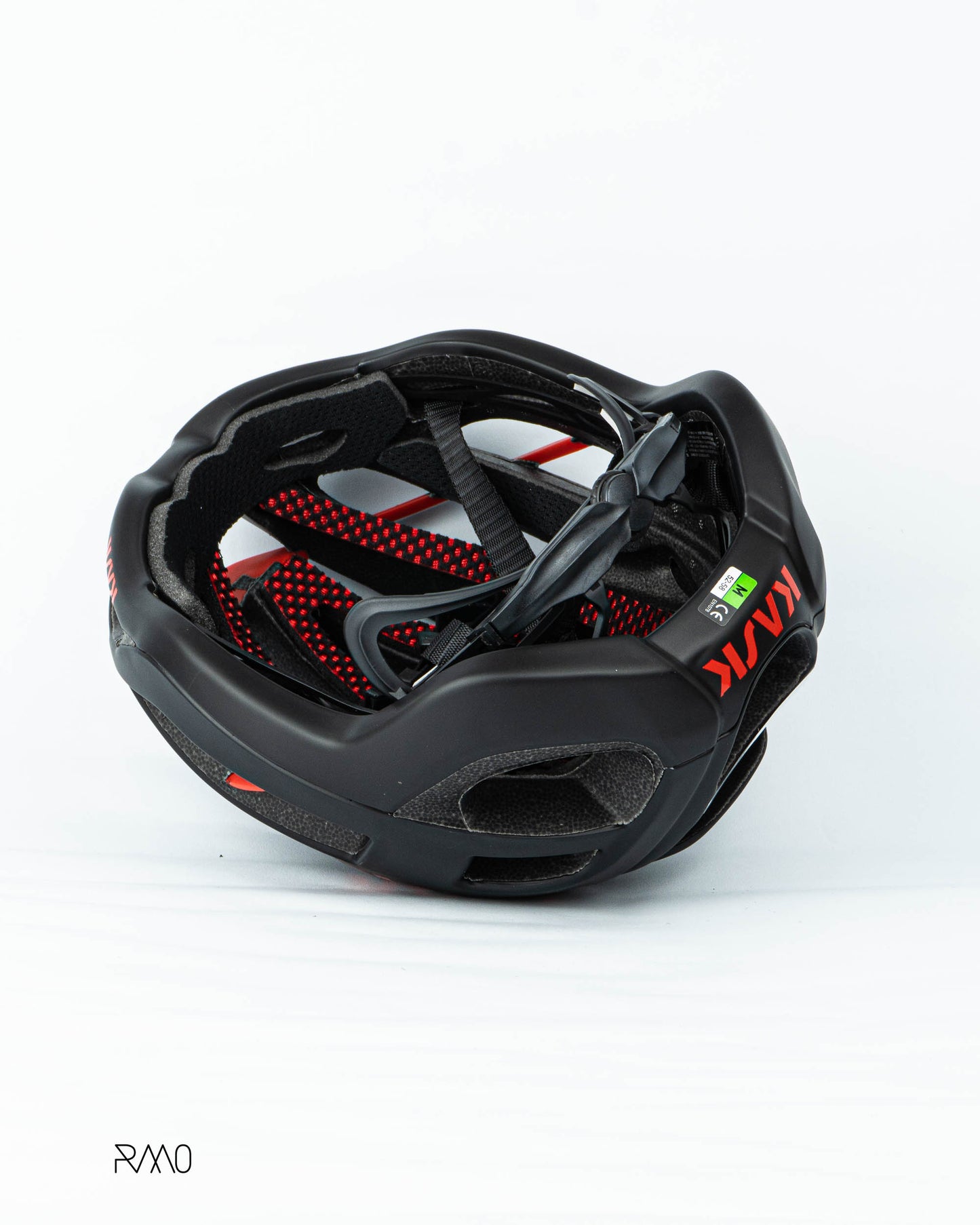 CASCO PROTONE NEGRO-ROJO MATE TALLA M