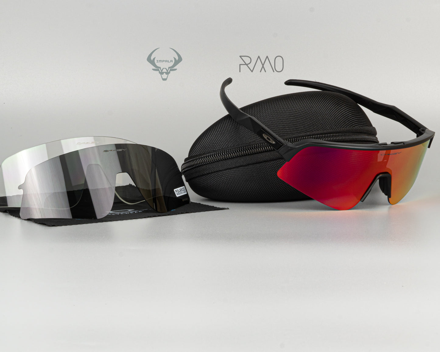 Gafas sutro lite sweep Negro rojo 3 lentes Uv400