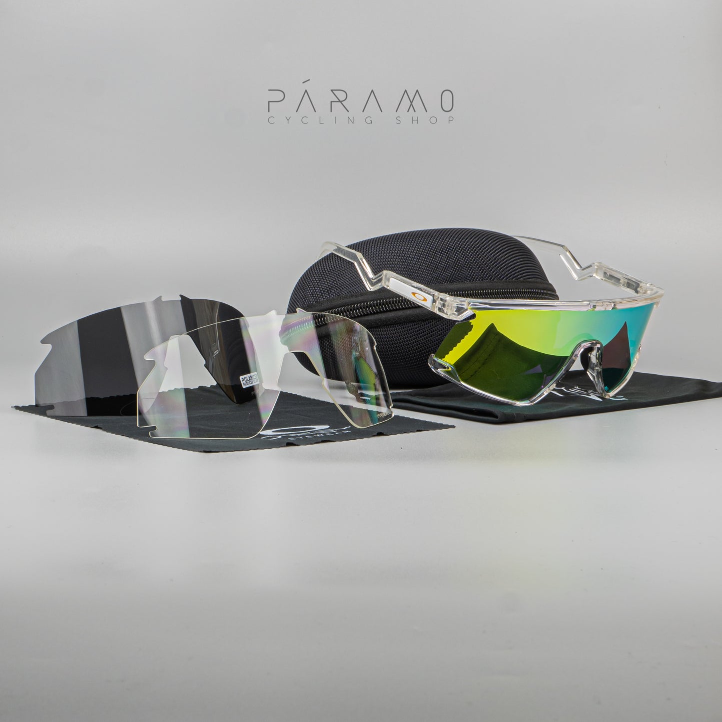 Gafas BXTR transparente dorado 3 lentes Uv400