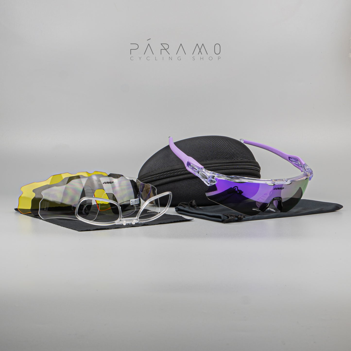 Gafas Radar EV lila 4 lentes Uv400