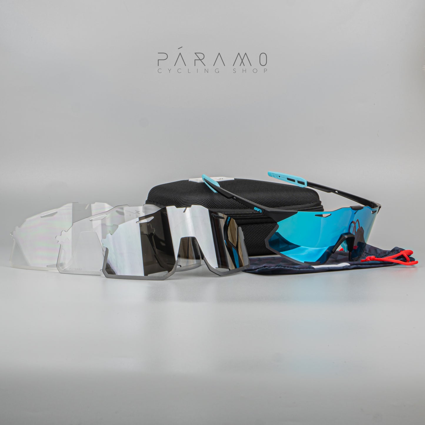 Gafas Hypercraft gris rojo maap 3 lentes