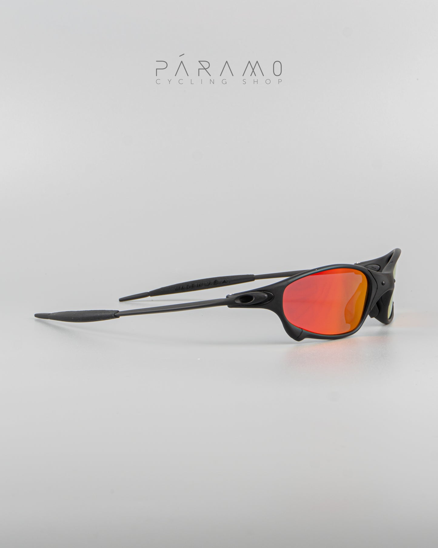GAFAS 0AKL3Y JULIET METAL NEGRO ROJO Uv400