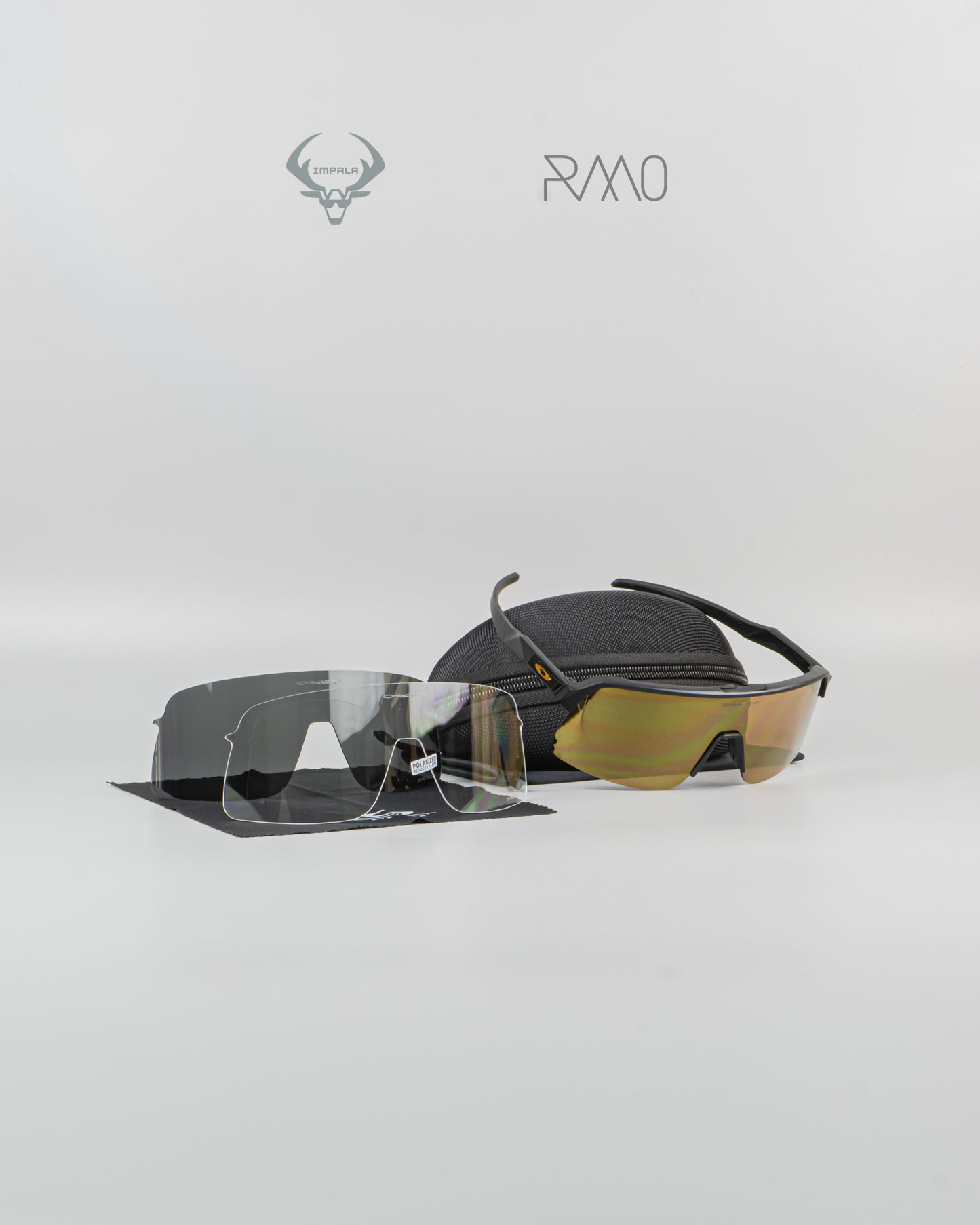 Gafas sutro lite negro dorado 3 lentes Uv400