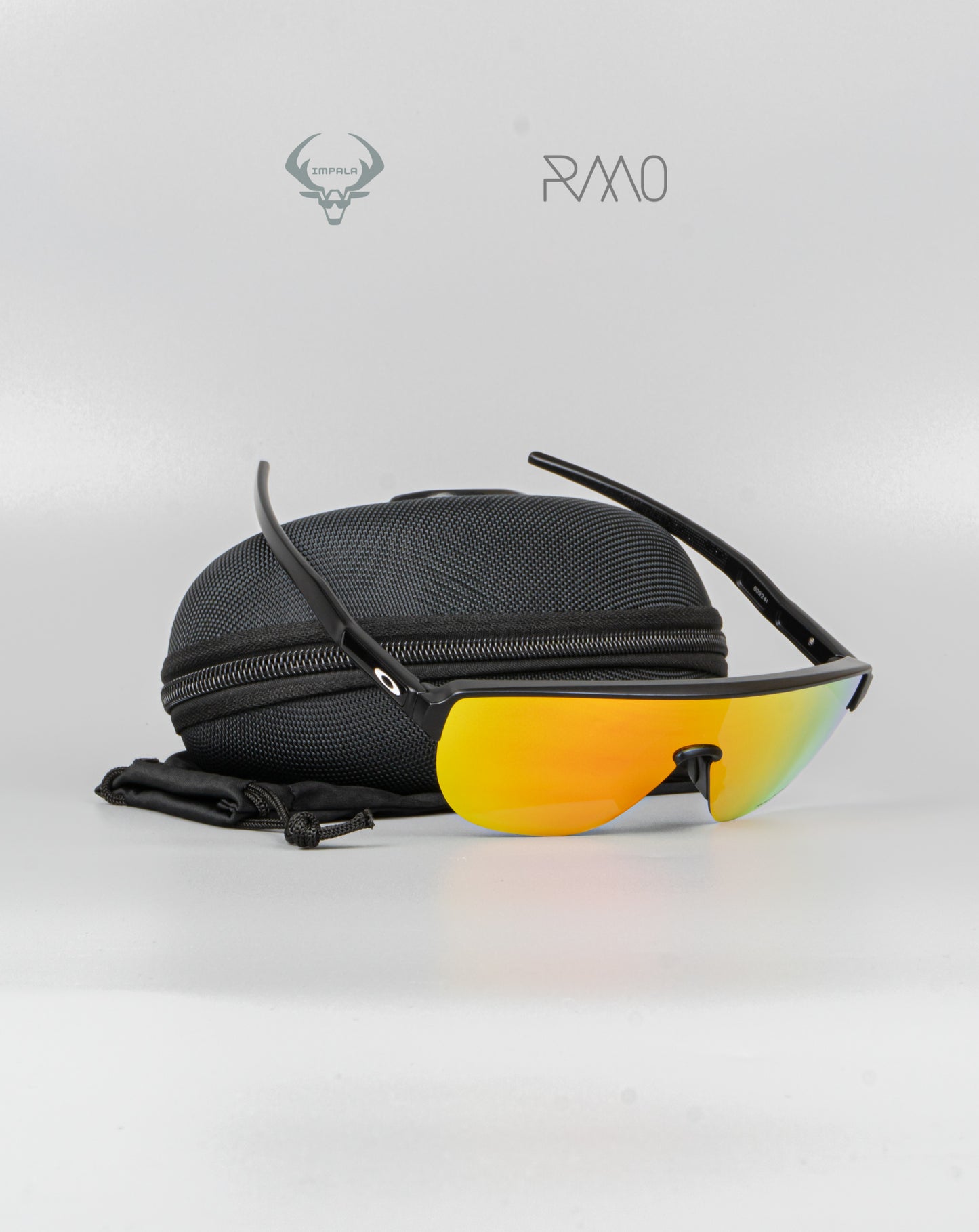 Gafas CORRIDOR negro naranja uv400 running